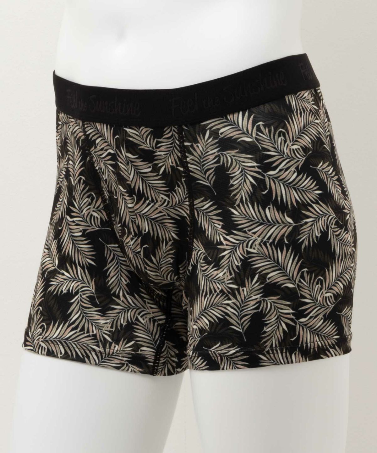 NAVY メッシュボクサーパンツ リーフ柄 メンズ ネコポス 対応商品