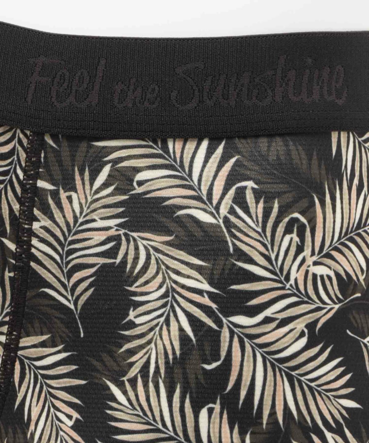 NAVY メッシュボクサーパンツ リーフ柄 メンズ ネコポス 対応商品