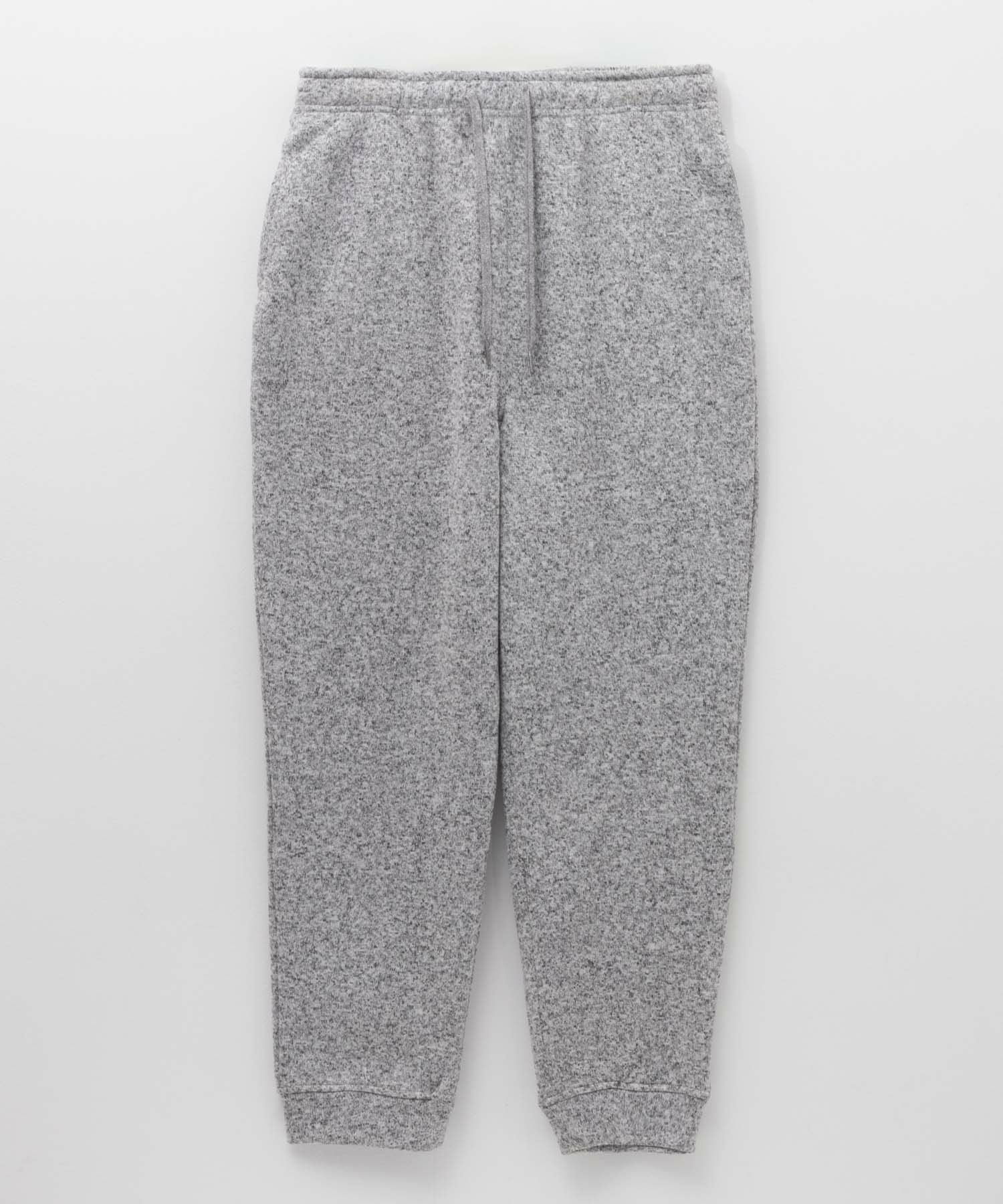 NAVY  温℃ニットフリースパンツ メンズ商品サムネイル-1