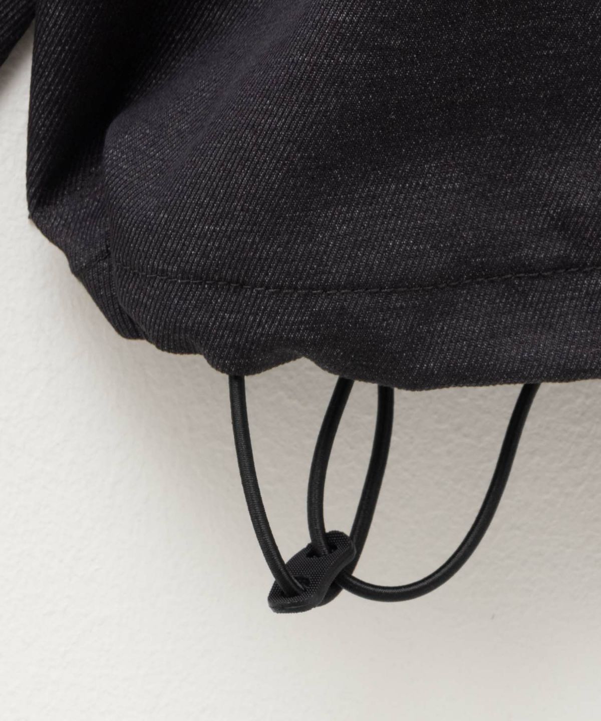 NAVY FIT デニムライクストレッチリブブルゾン メンズ