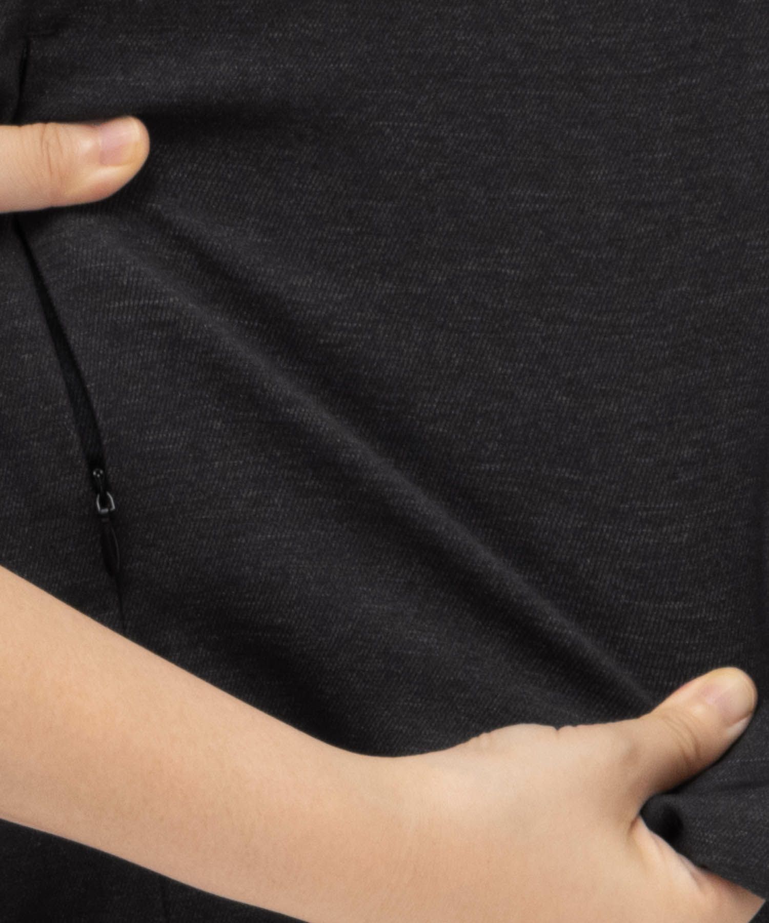 [期間限定価格]NAVY FIT  デニムライクストレッチリブブルゾン メンズ商品画像-5