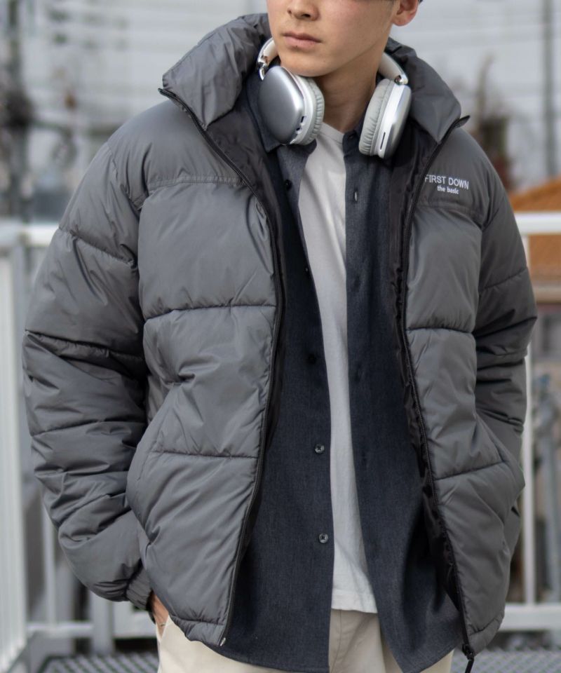 FIRST DOWN  the basic マイクロポリ中綿アウター メンズ商品画像-2