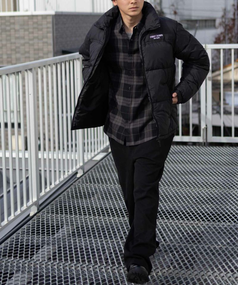 FIRST DOWN  the basic マイクロポリ中綿アウター メンズ商品画像-10