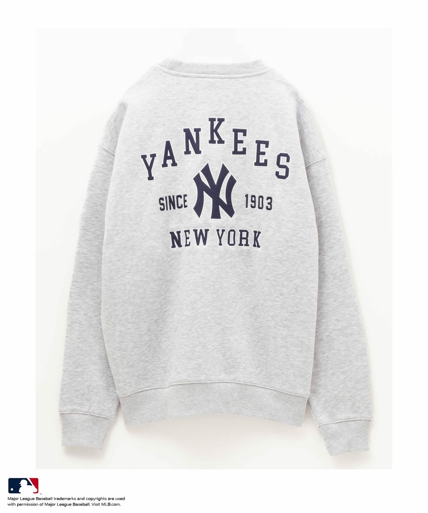 MLB  裏起毛スウェットプルオーバー メンズ商品画像-4