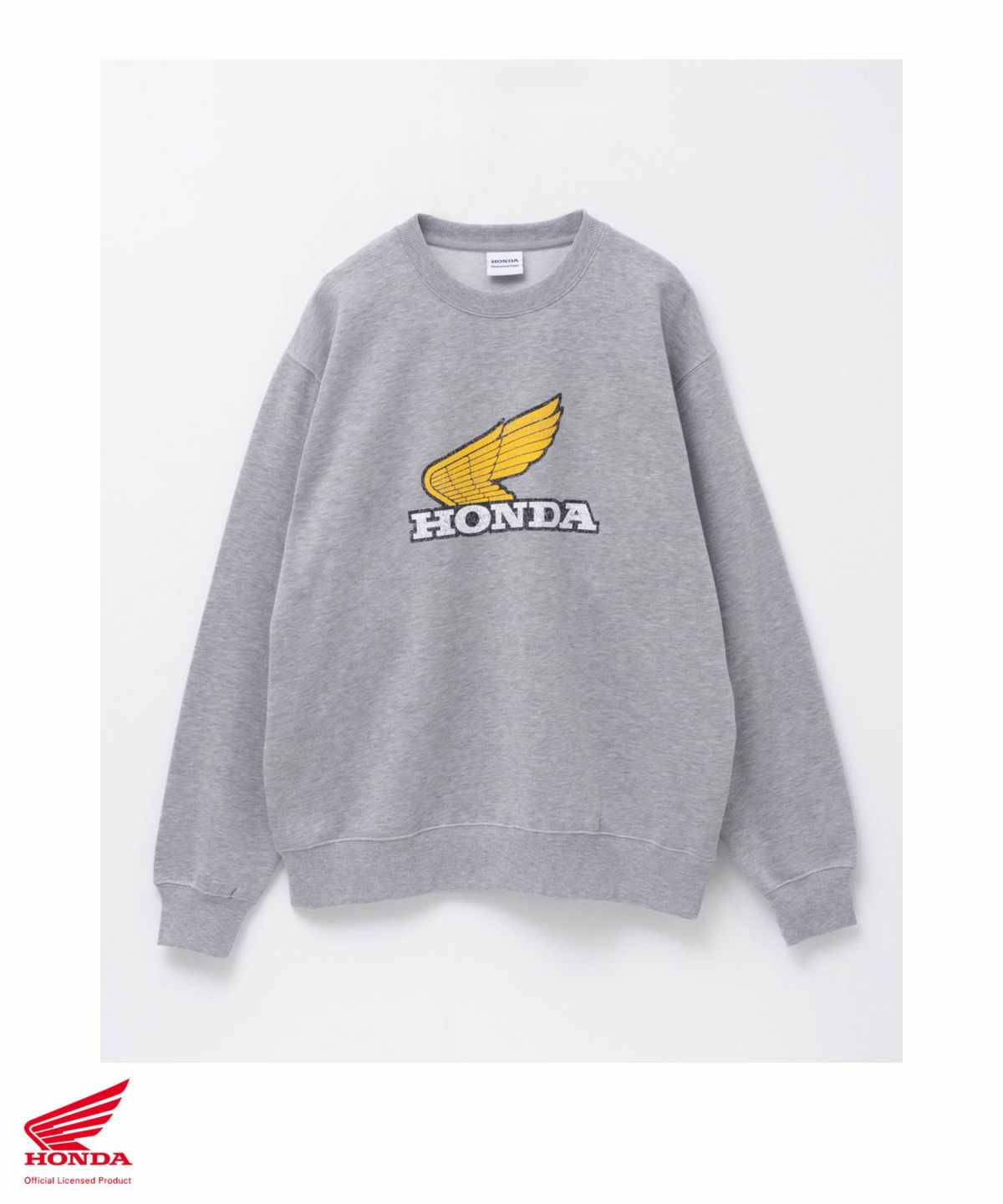 Honda スウェットクルーネック メンズ