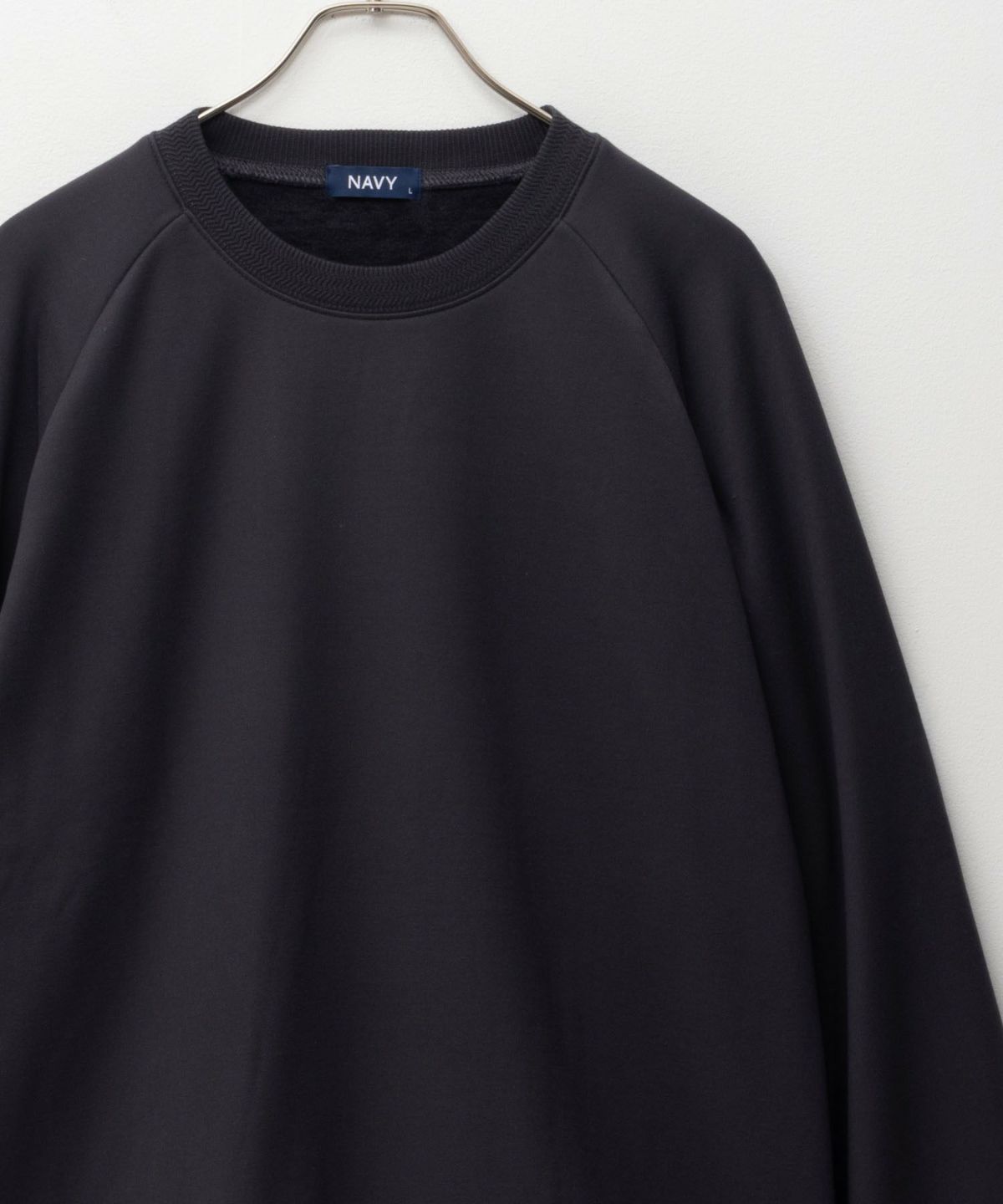 NAVY 温℃ ベルボアクルーネック メンズ