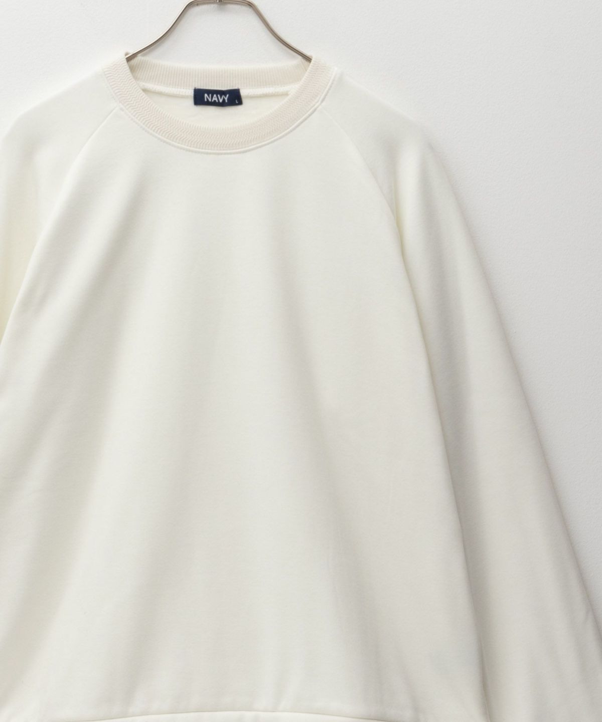 NAVY 温℃ ベルボアクルーネック メンズ