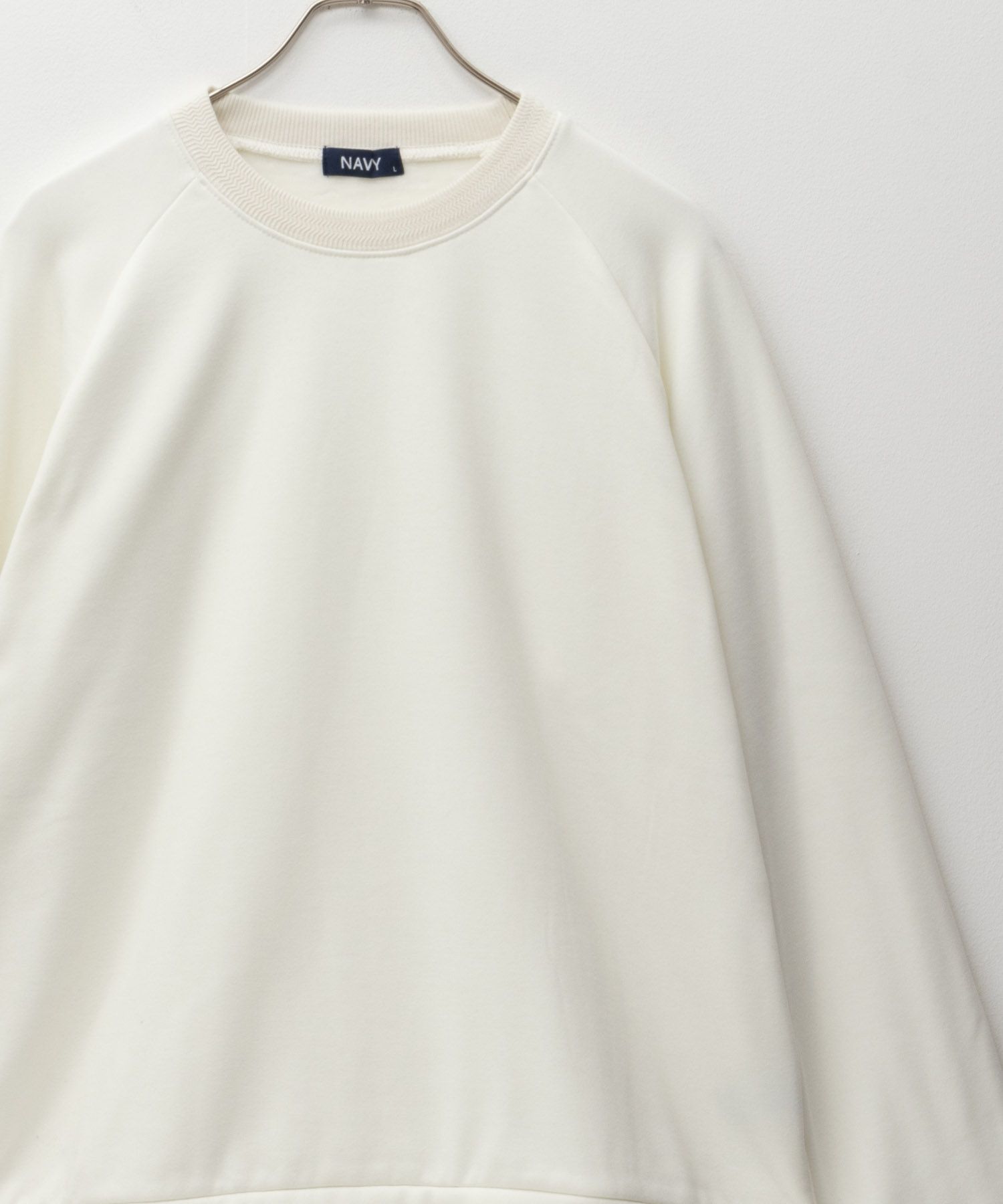 NAVY 温℃ ベルボアクルーネック メンズ