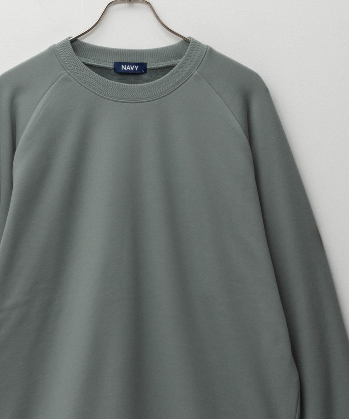 NAVY 温℃ ベルボアクルーネック メンズ