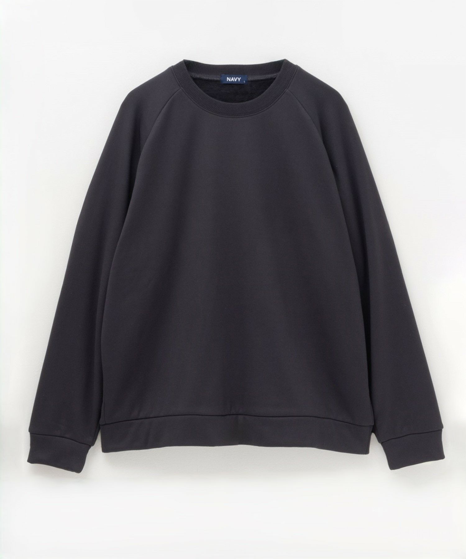 NAVY  温℃ ベルボアクルーネック メンズ商品画像-10