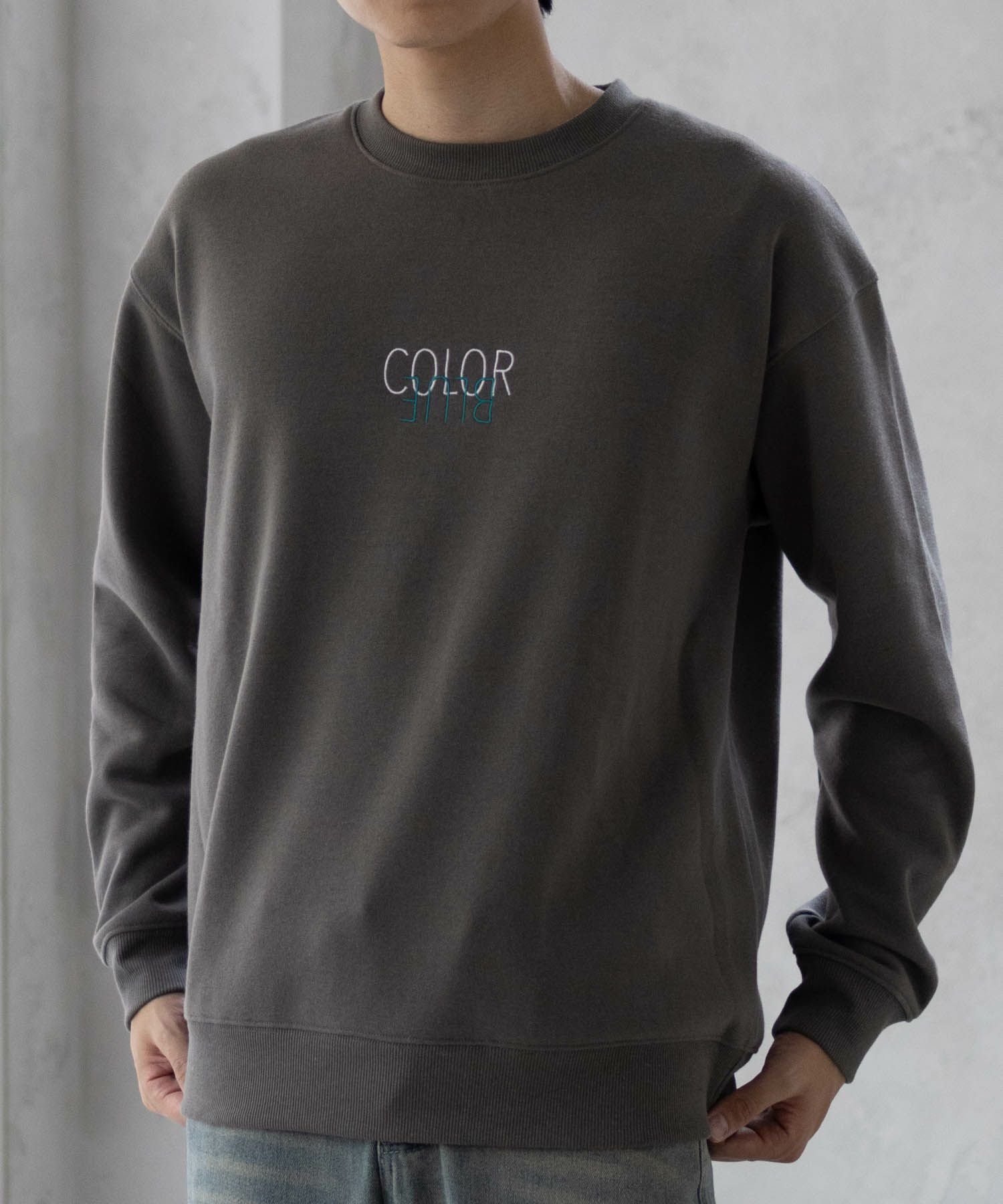 Real Standard  裏起毛スウェットクルーネック メンズ商品画像-2