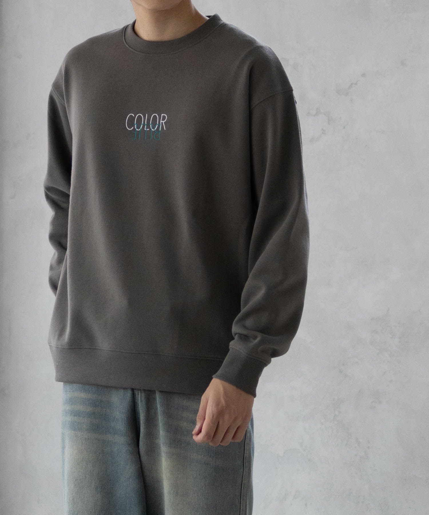 Real Standard  裏起毛スウェットクルーネック メンズ商品画像-4