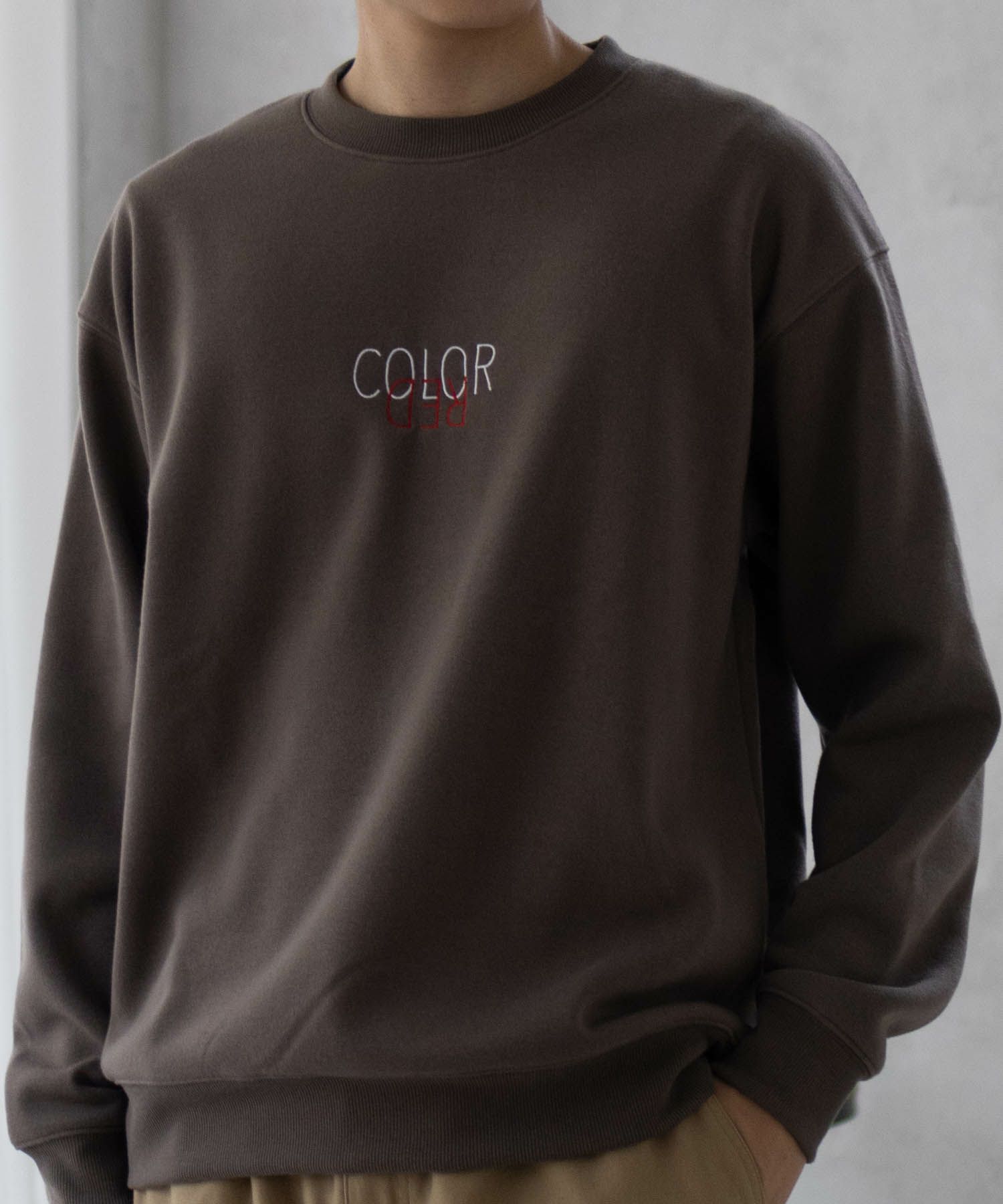 Real Standard  裏起毛スウェットクルーネック メンズ商品画像-5