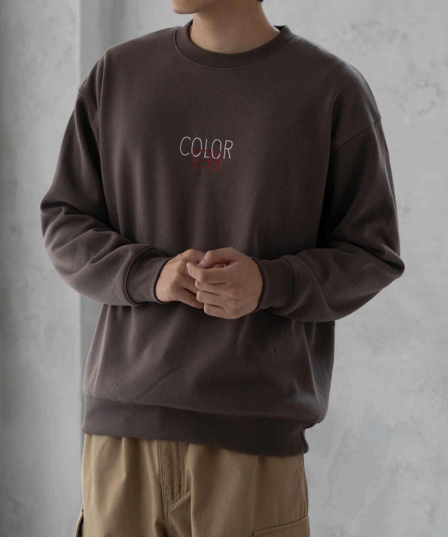 Real Standard  裏起毛スウェットクルーネック メンズ商品画像-6