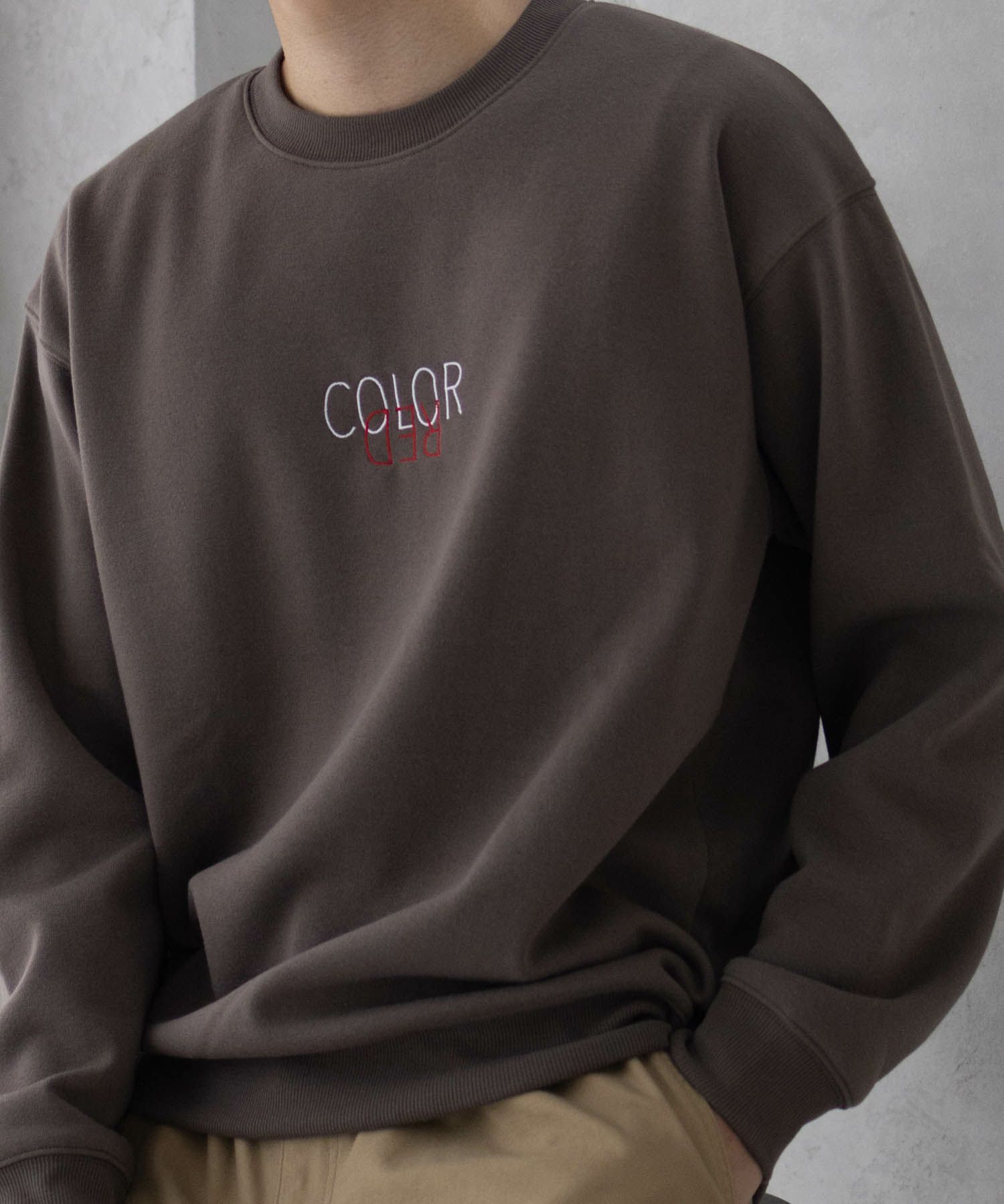 Real Standard  裏起毛スウェットクルーネック メンズ商品画像-7