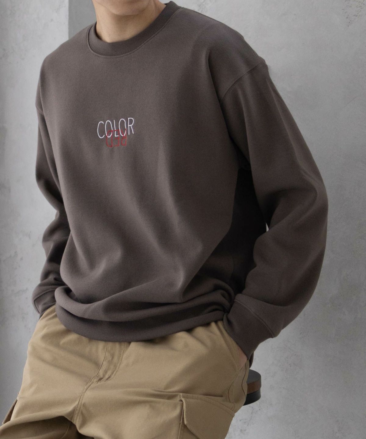 Real Standard 裏起毛スウェットクルーネック メンズ