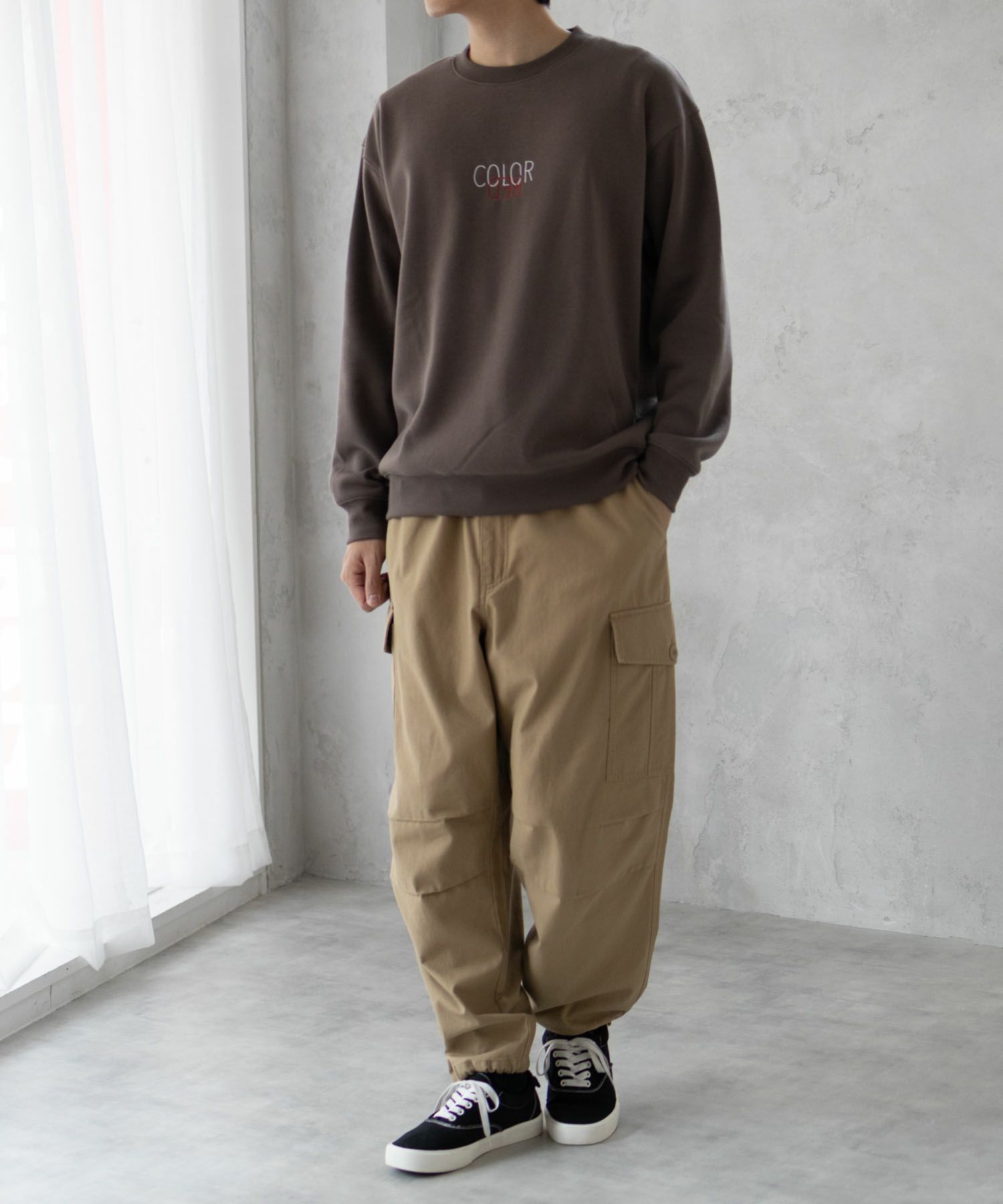 Real Standard  裏起毛スウェットクルーネック メンズ商品画像-9