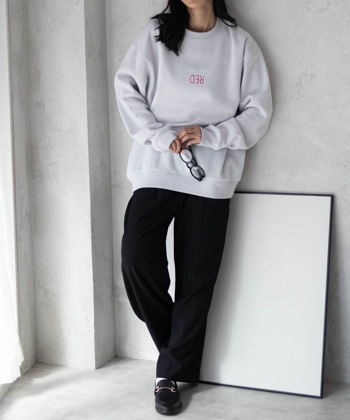 Real Standard 裏起毛スウェットクルーネック メンズ