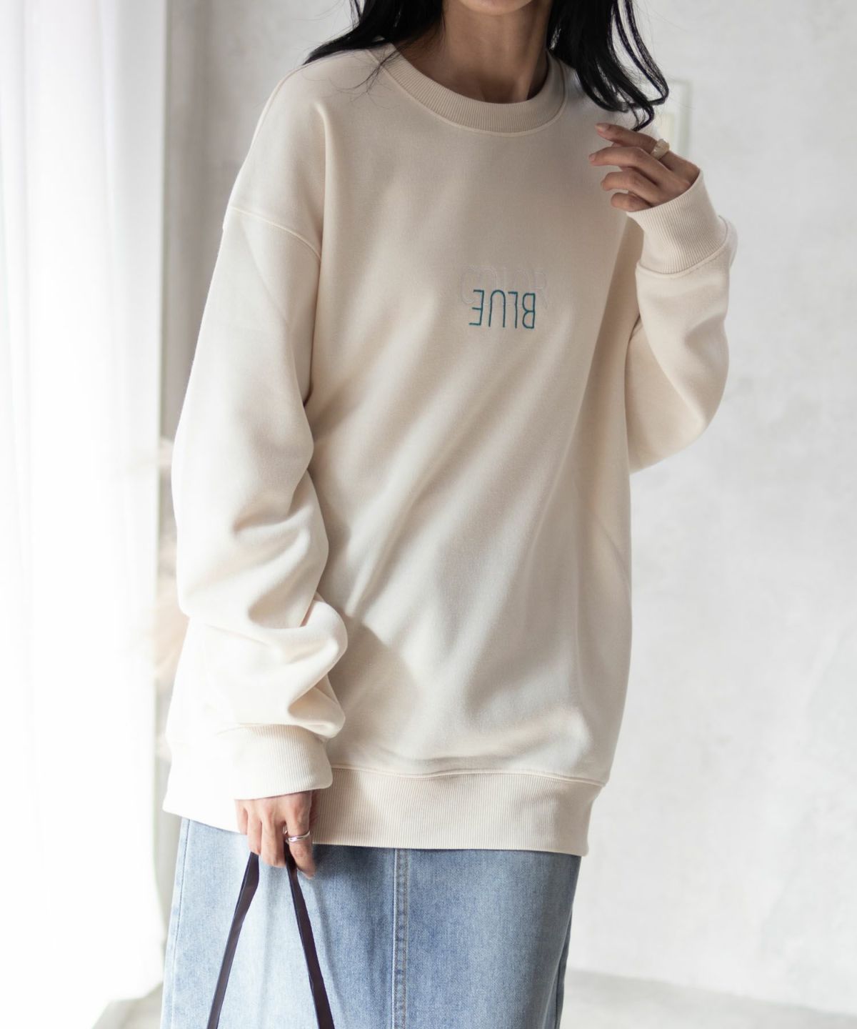 Real Standard 裏起毛スウェットクルーネック メンズ