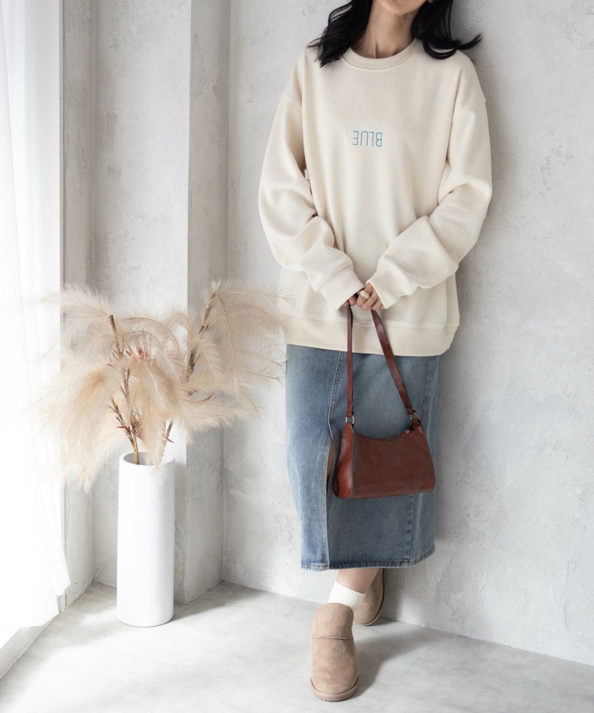 Real Standard 裏起毛スウェットクルーネック メンズ