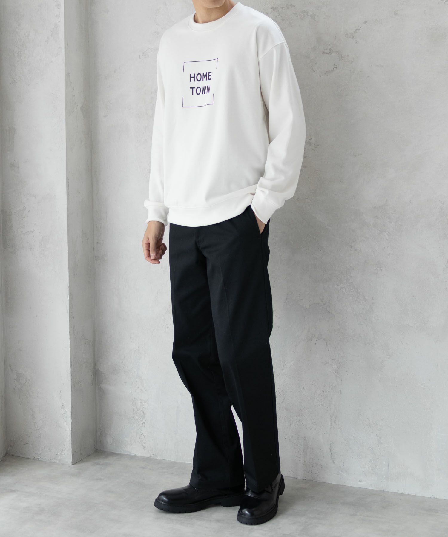 Real Standard 裏起毛スウェットクルーネック メンズ