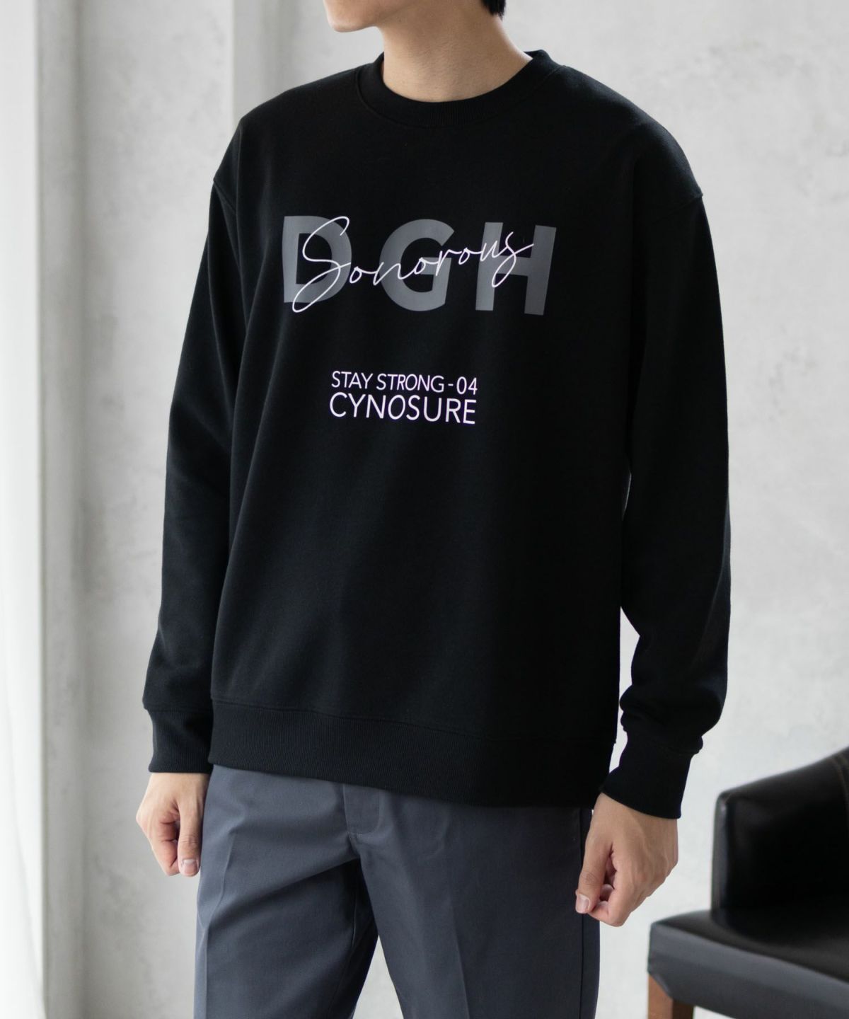 Real Standard 裏起毛スウェットクルーネック メンズ