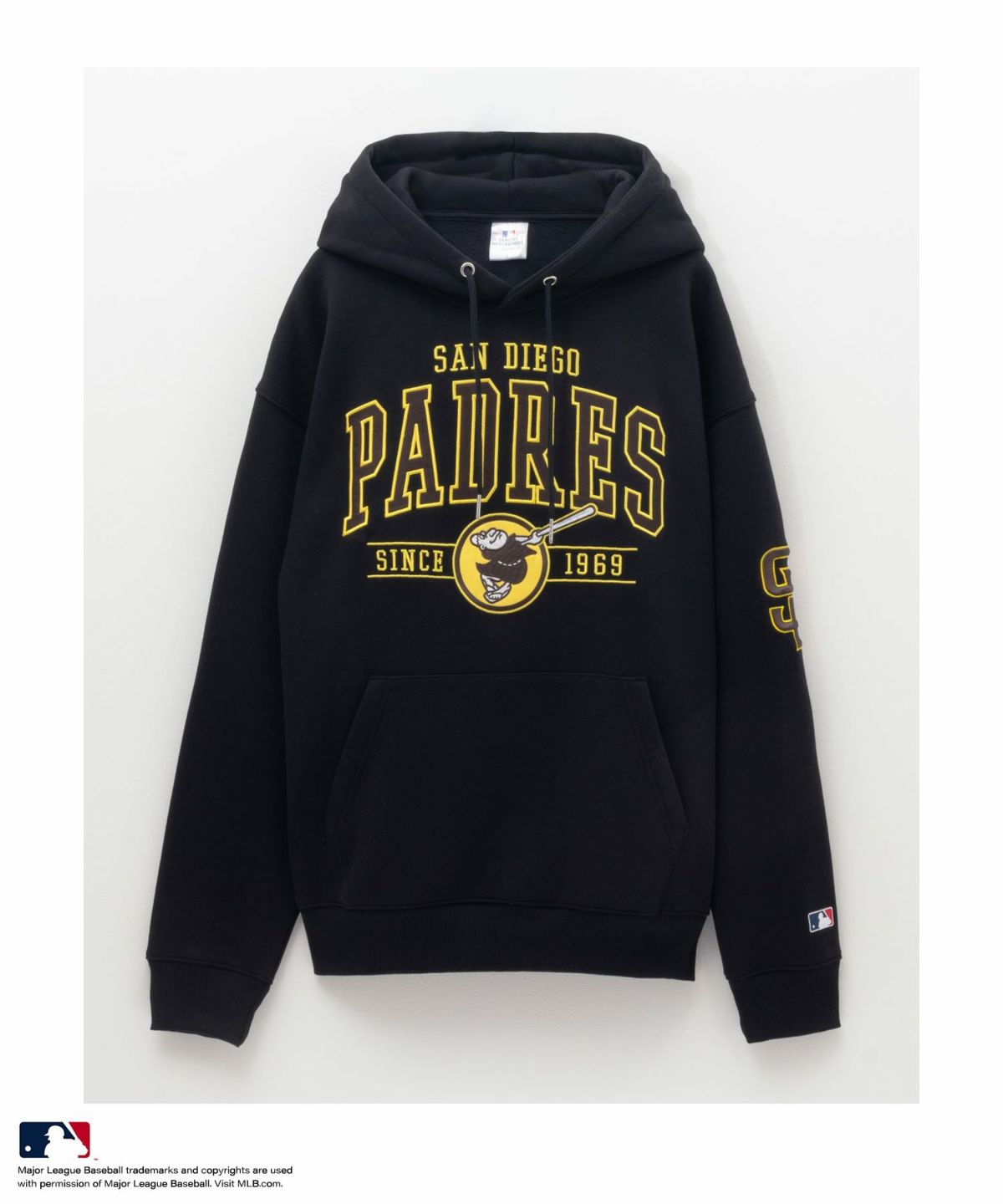 MLB 裏起毛スウェットプルオーバーパーカー メンズ