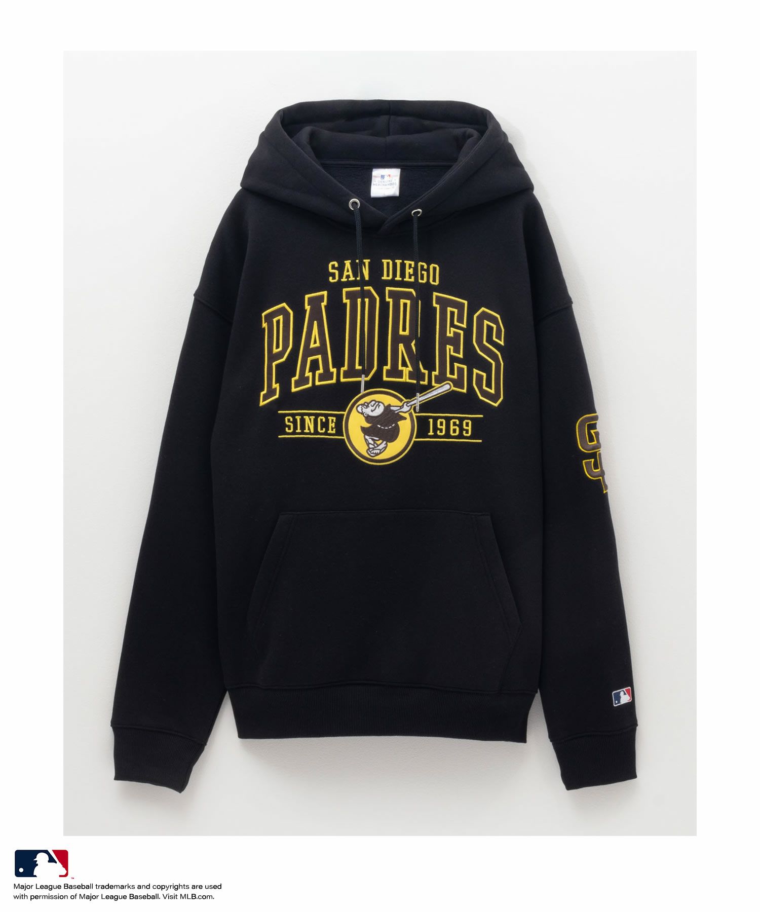 MLB 裏起毛スウェットプルオーバーパーカー メンズ