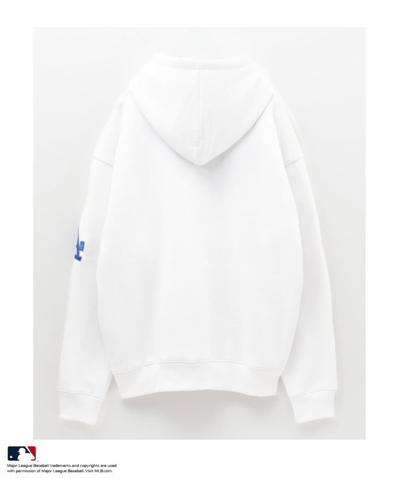 MLB  裏起毛スウェットプルオーバーパーカー メンズ商品画像-4