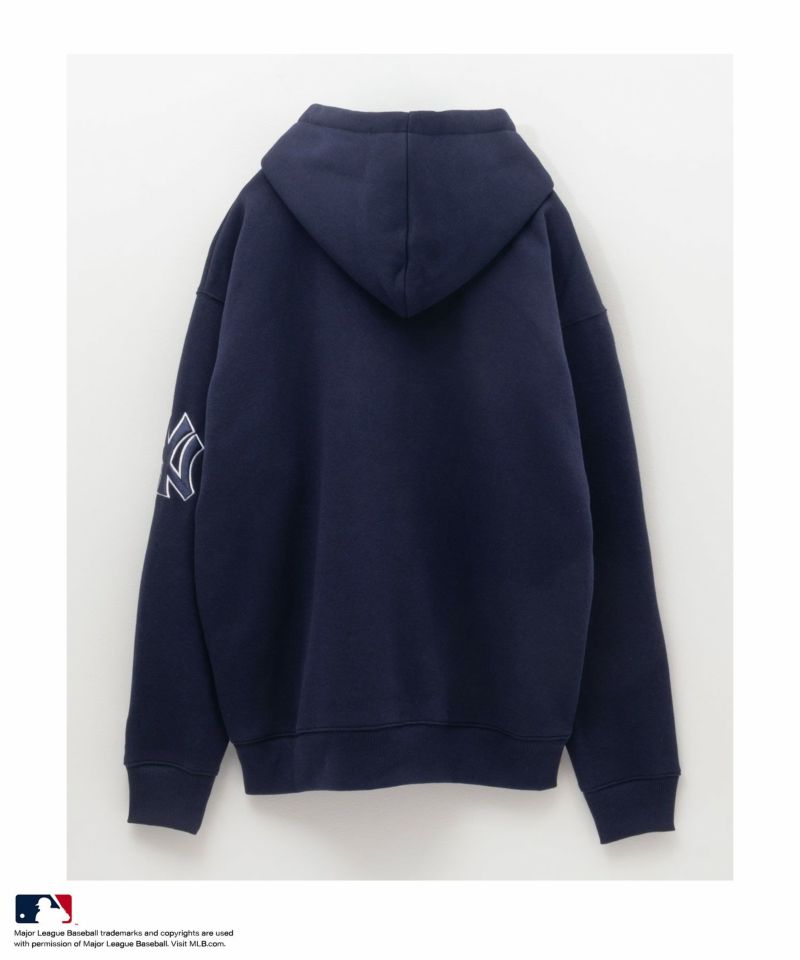 MLB  裏起毛スウェットプルオーバーパーカー メンズ商品画像-6