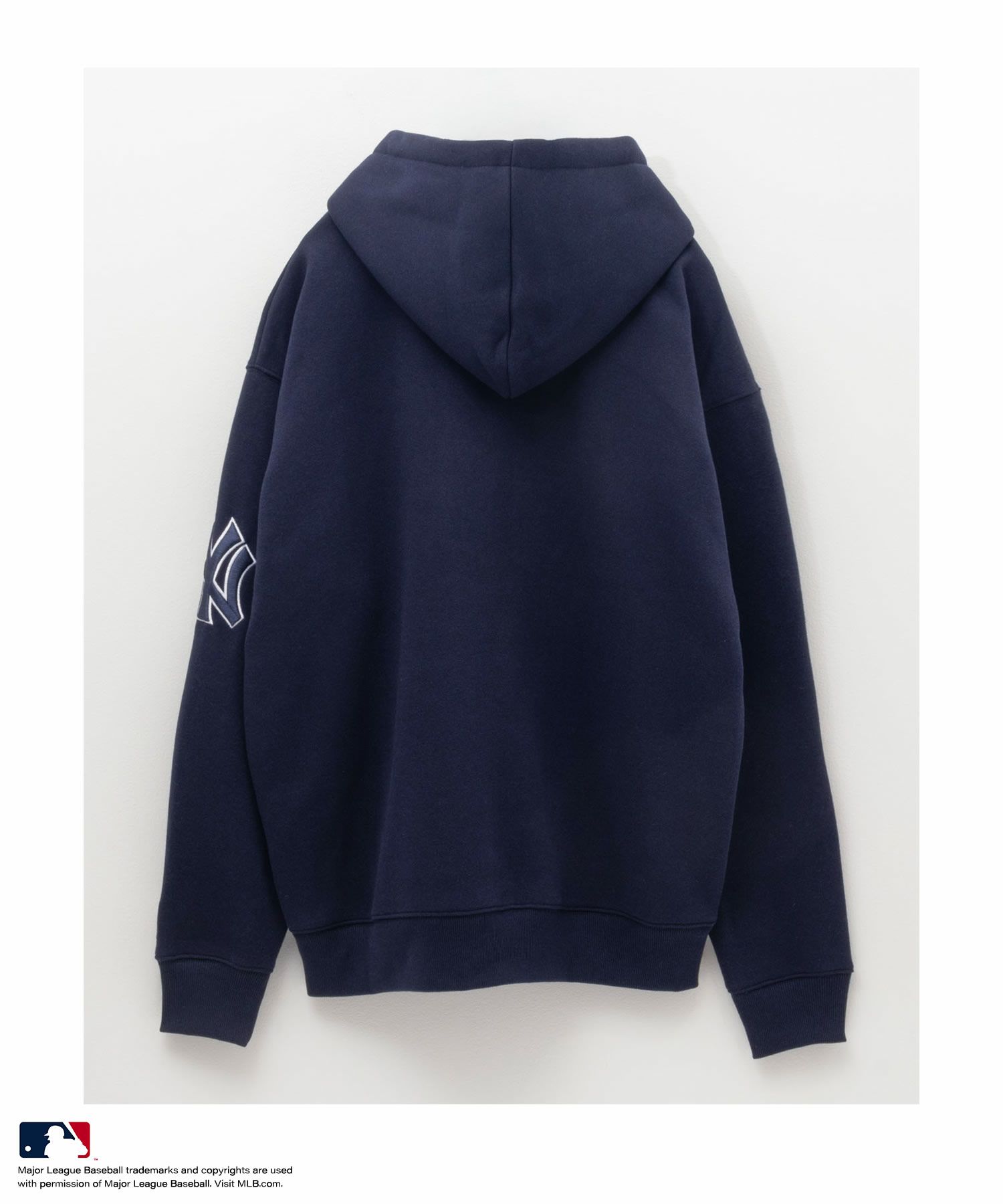 MLB  裏起毛スウェットプルオーバーパーカー メンズ商品画像-6