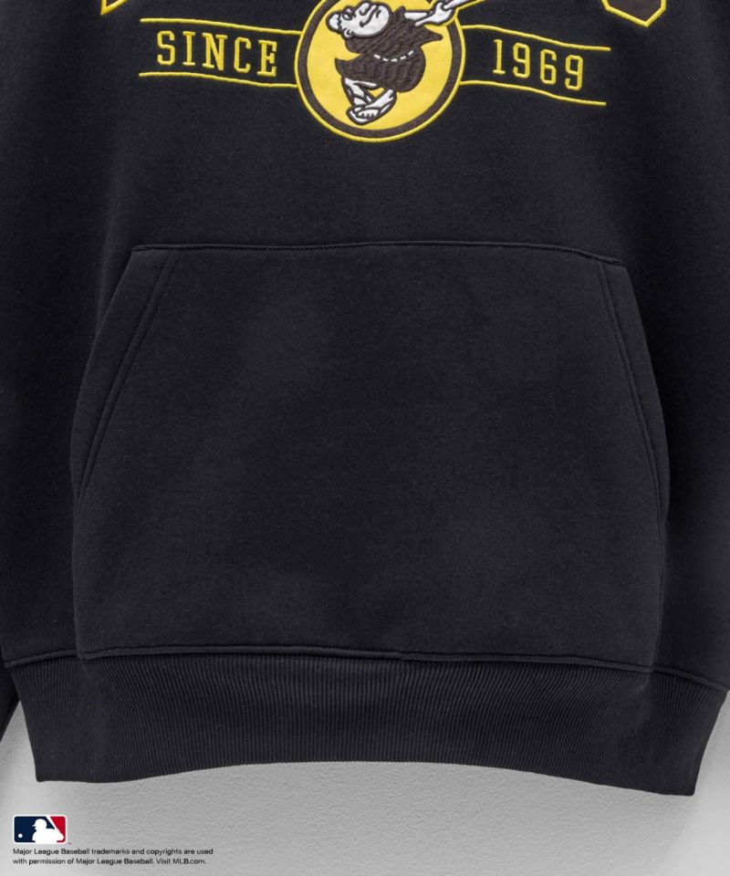 MLB  裏起毛スウェットプルオーバーパーカー メンズ商品画像-8