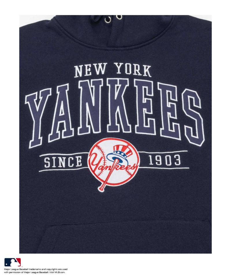 MLB 裏起毛スウェットプルオーバーパーカー メンズ商品画像-15