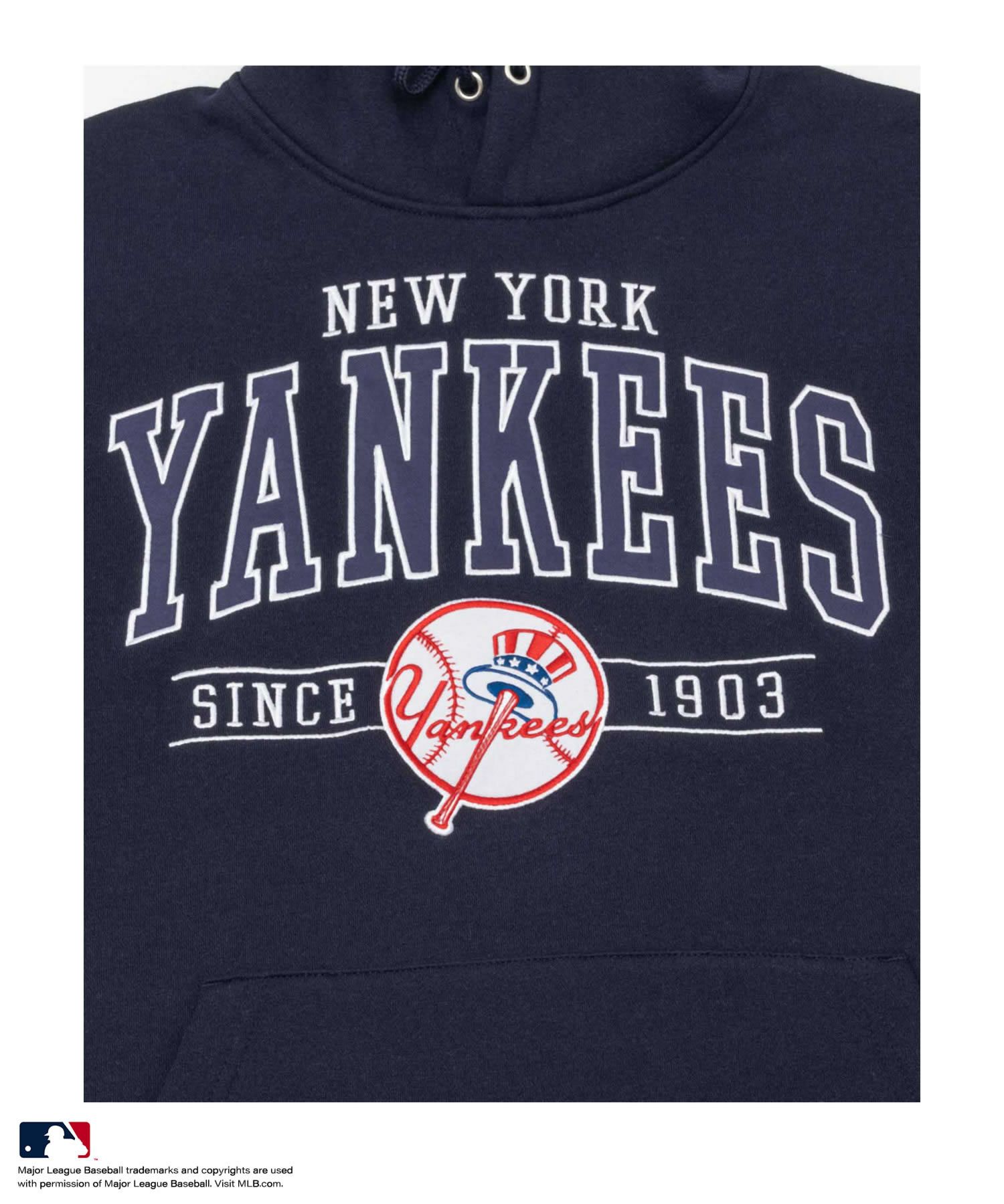 MLB  裏起毛スウェットプルオーバーパーカー メンズ商品画像-15