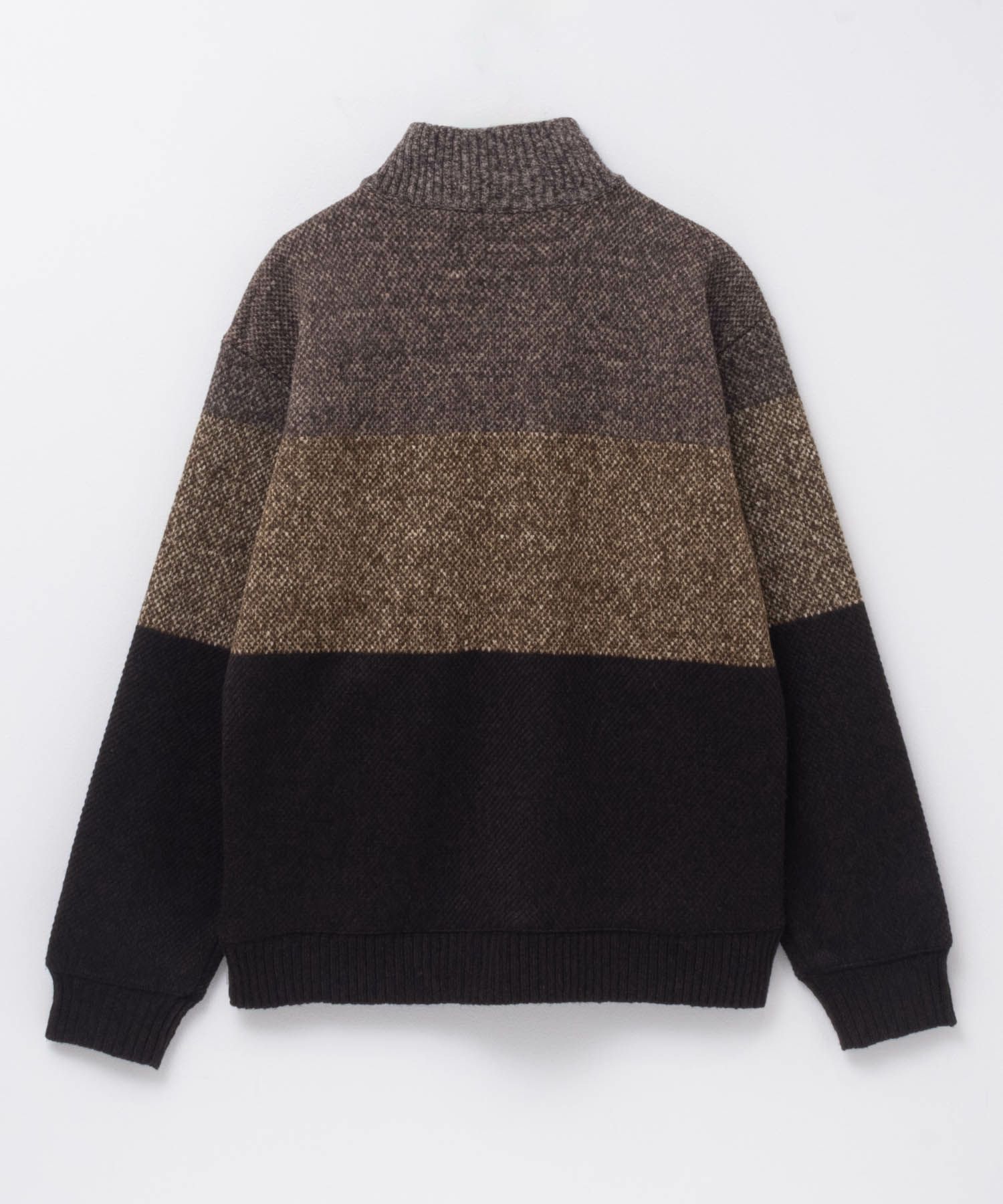 NAVY 温℃ 裏ボアジップスタンドニットジャケット メンズ