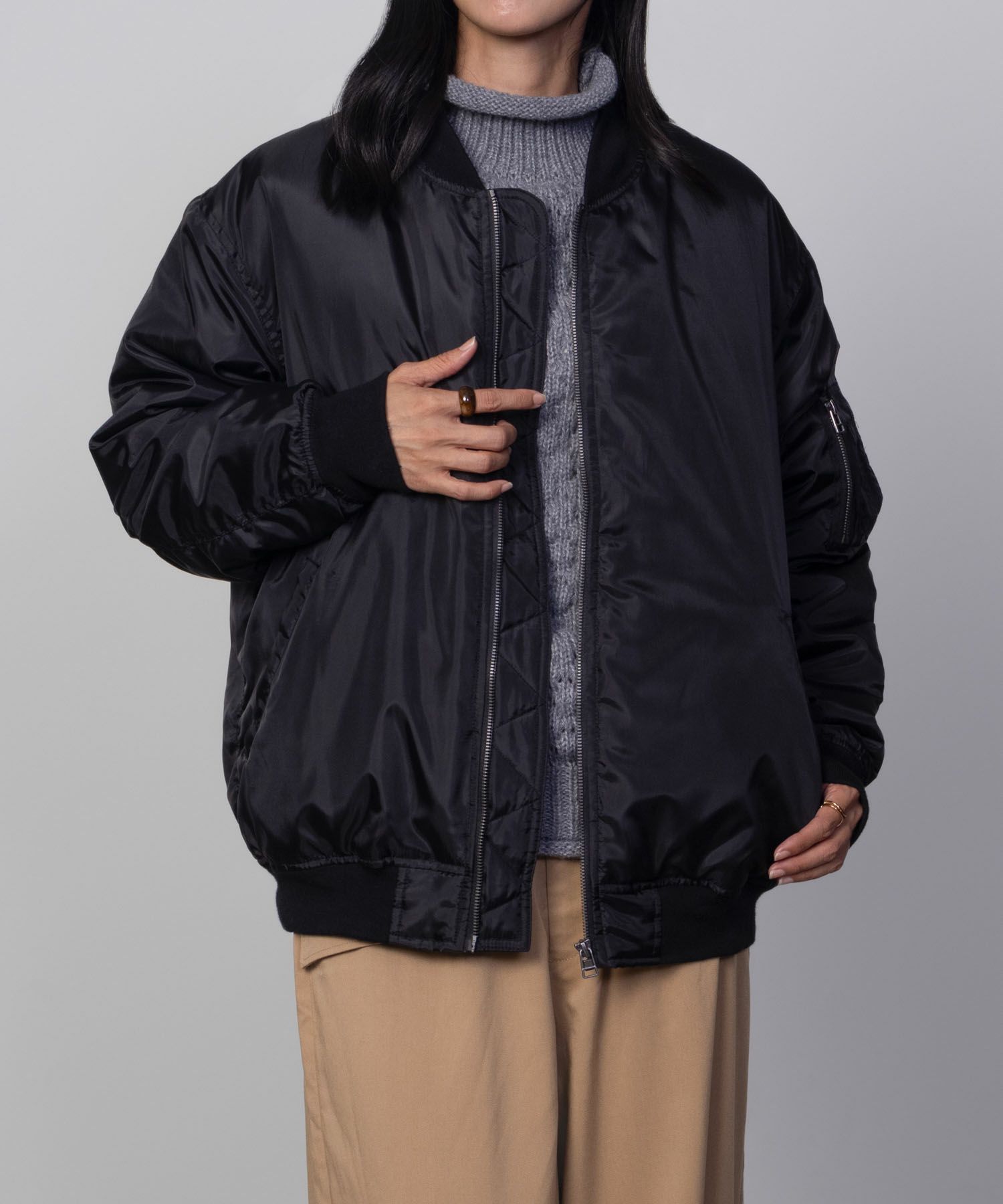 Free Nature MA-1タイプブルゾン レディース商品サムネイル-9