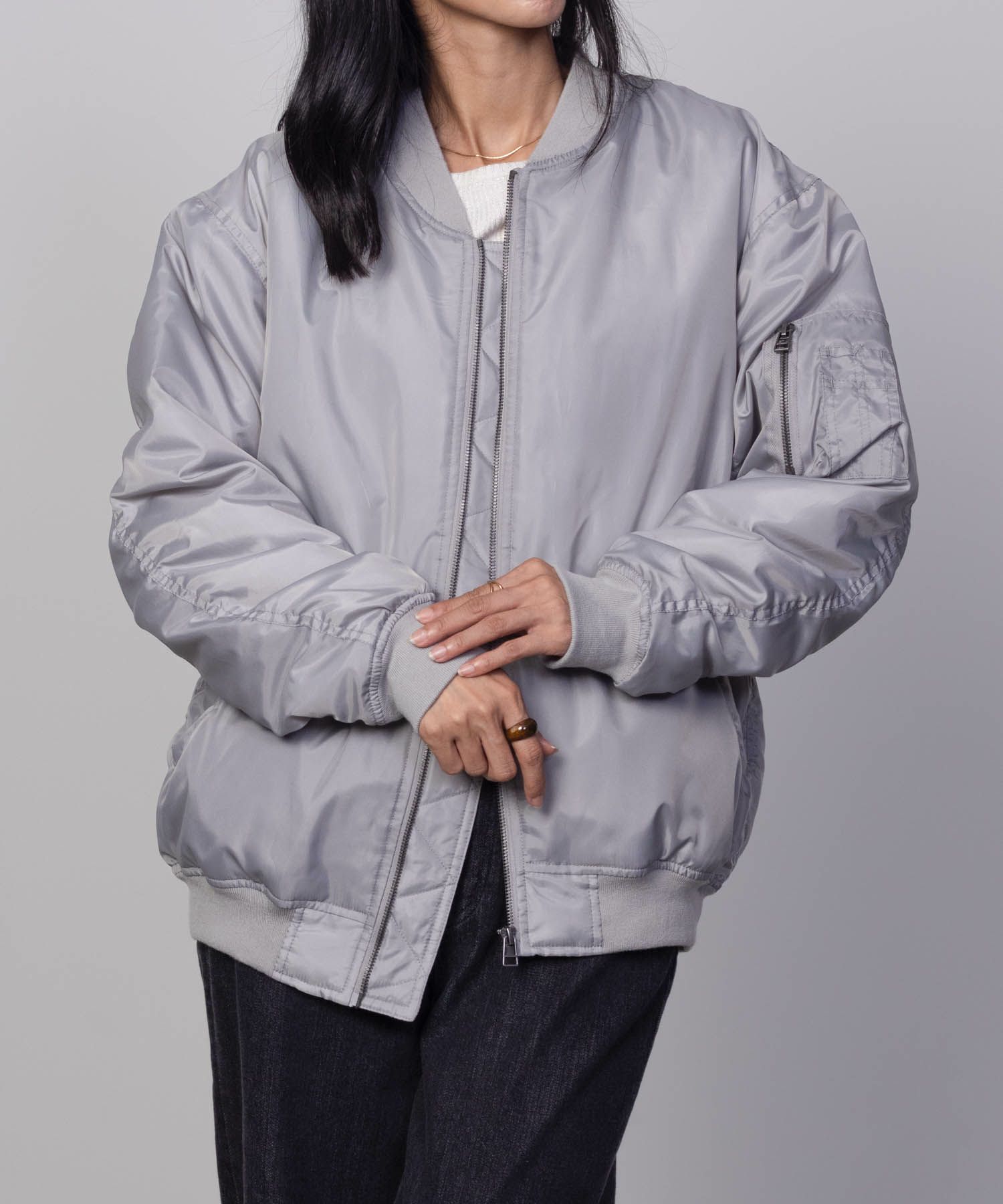 Free Nature MA-1タイプブルゾン レディース商品サムネイル-10