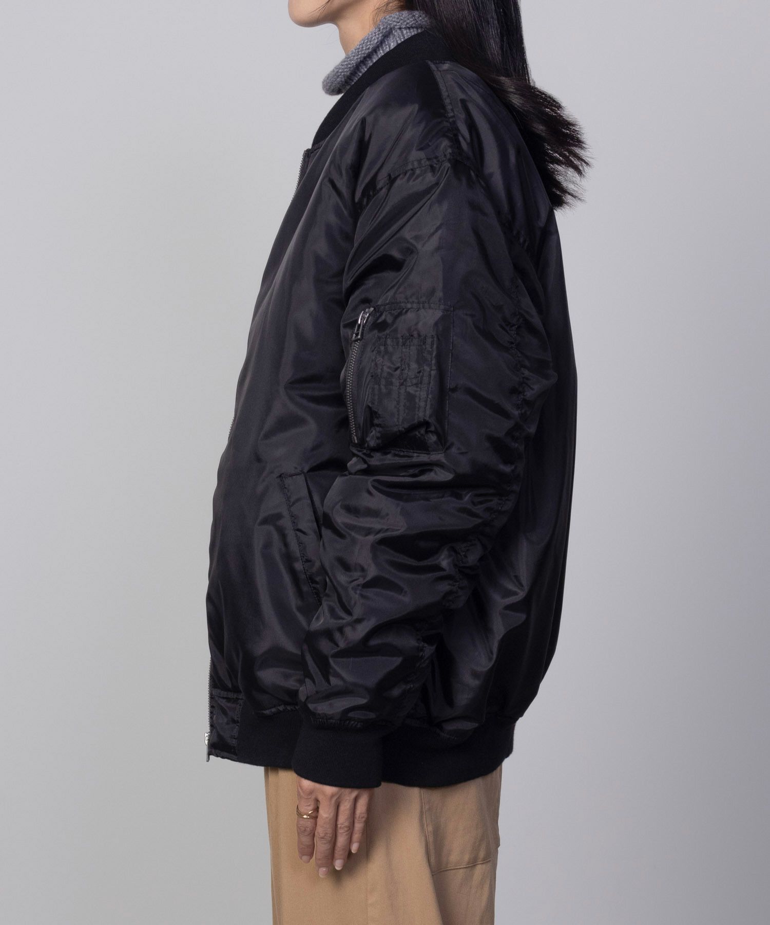 Free Nature MA-1タイプブルゾン レディース