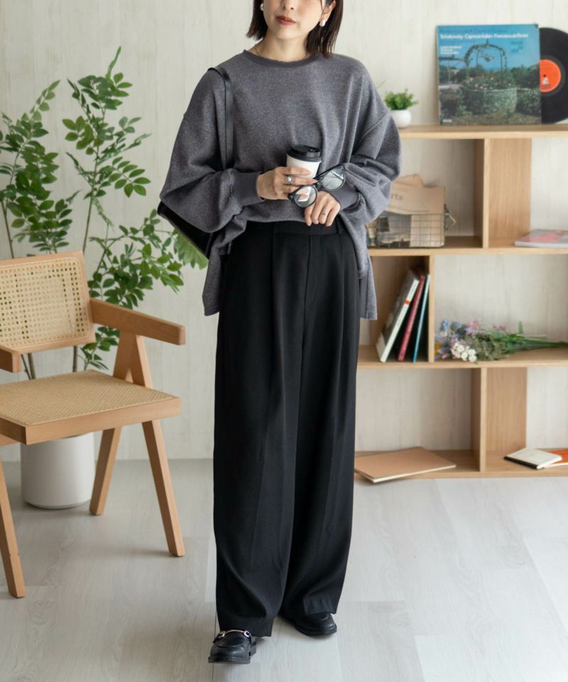 nAvy  ラメ裏毛プルオーバー レディース商品画像-10