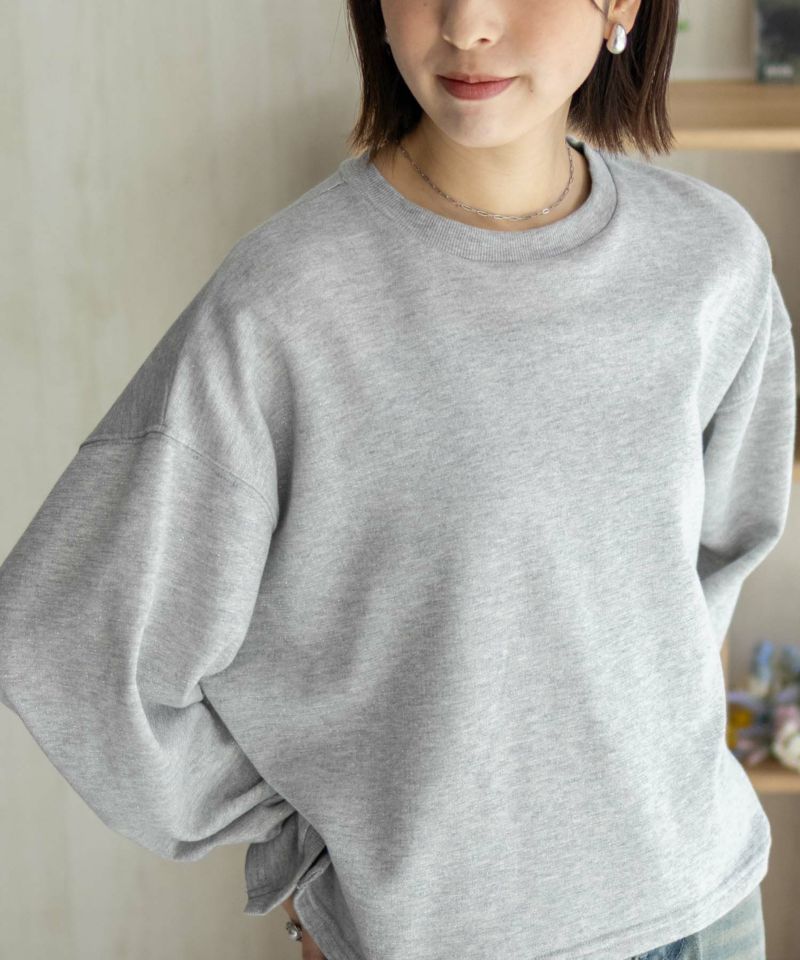 nAvy  ラメ裏毛プルオーバー レディース商品画像-11