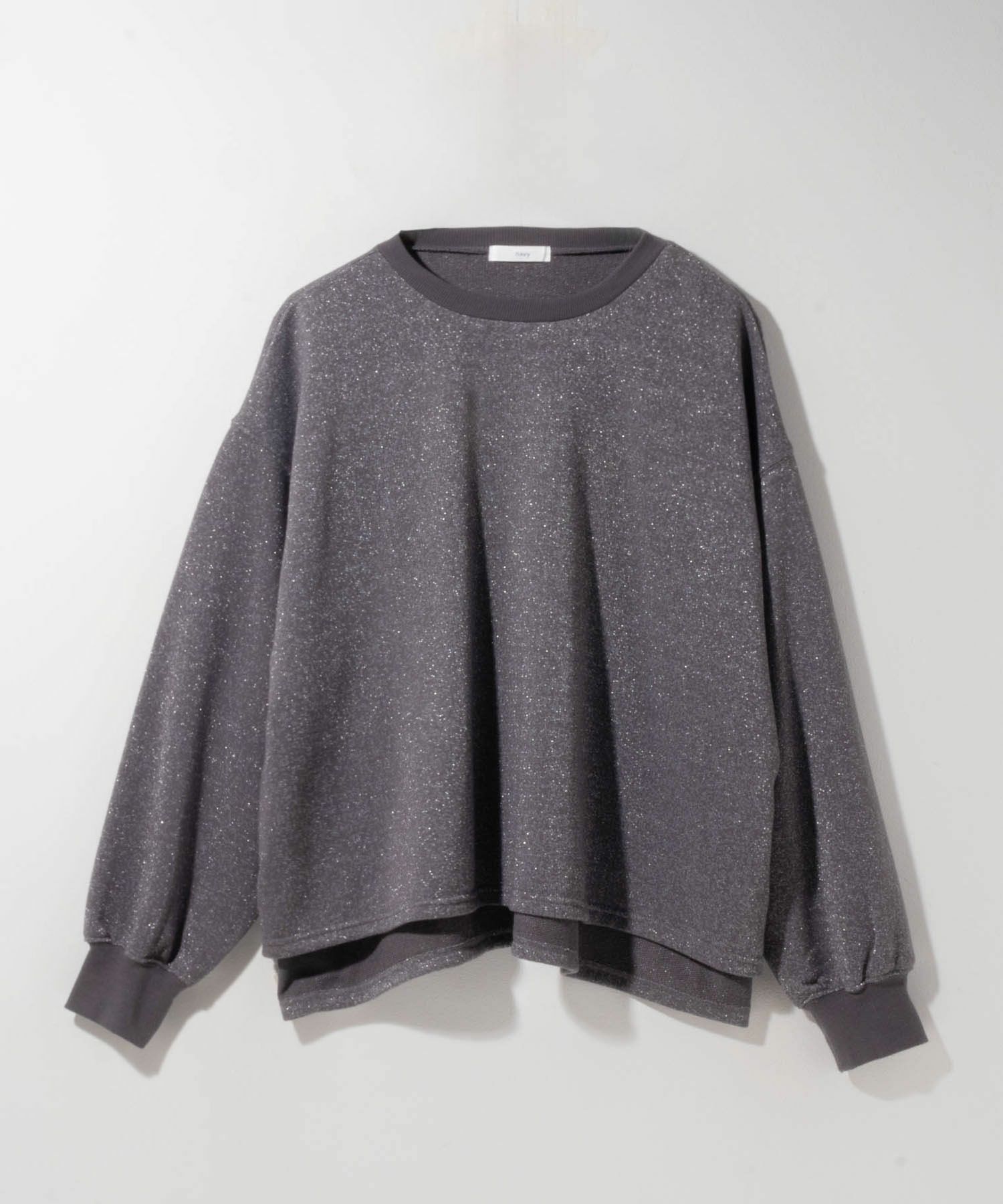 nAvy ラメ裏毛プルオーバー レディース