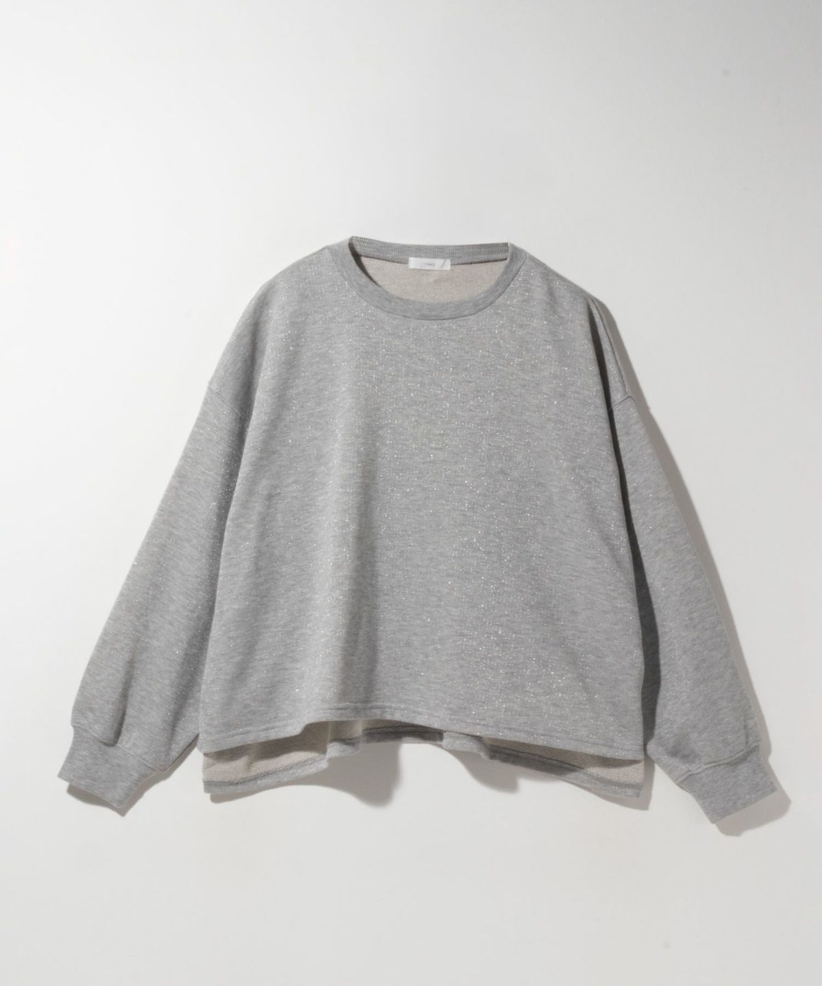 nAvy ラメ裏毛プルオーバー レディース