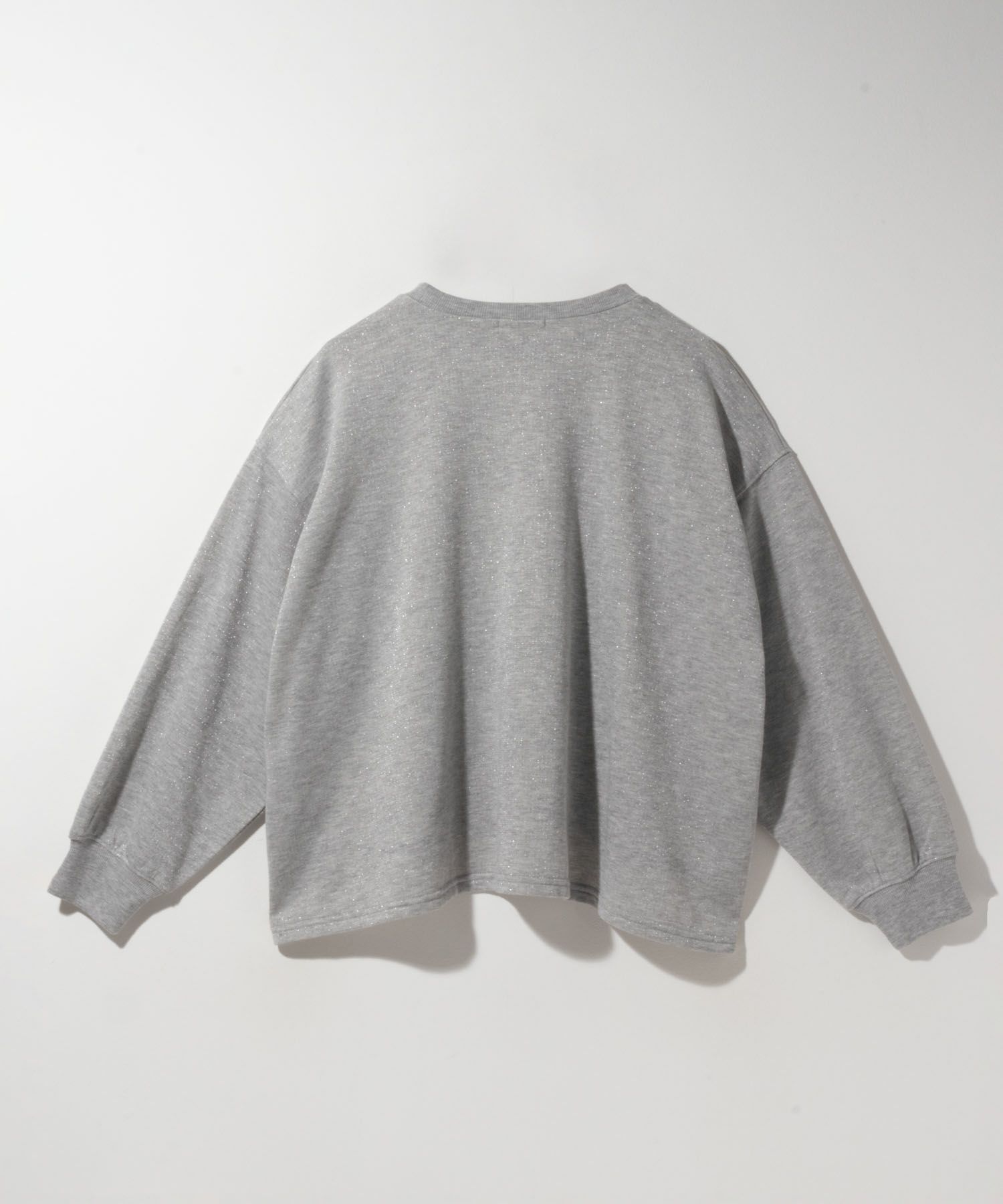 nAvy ラメ裏毛プルオーバー レディース