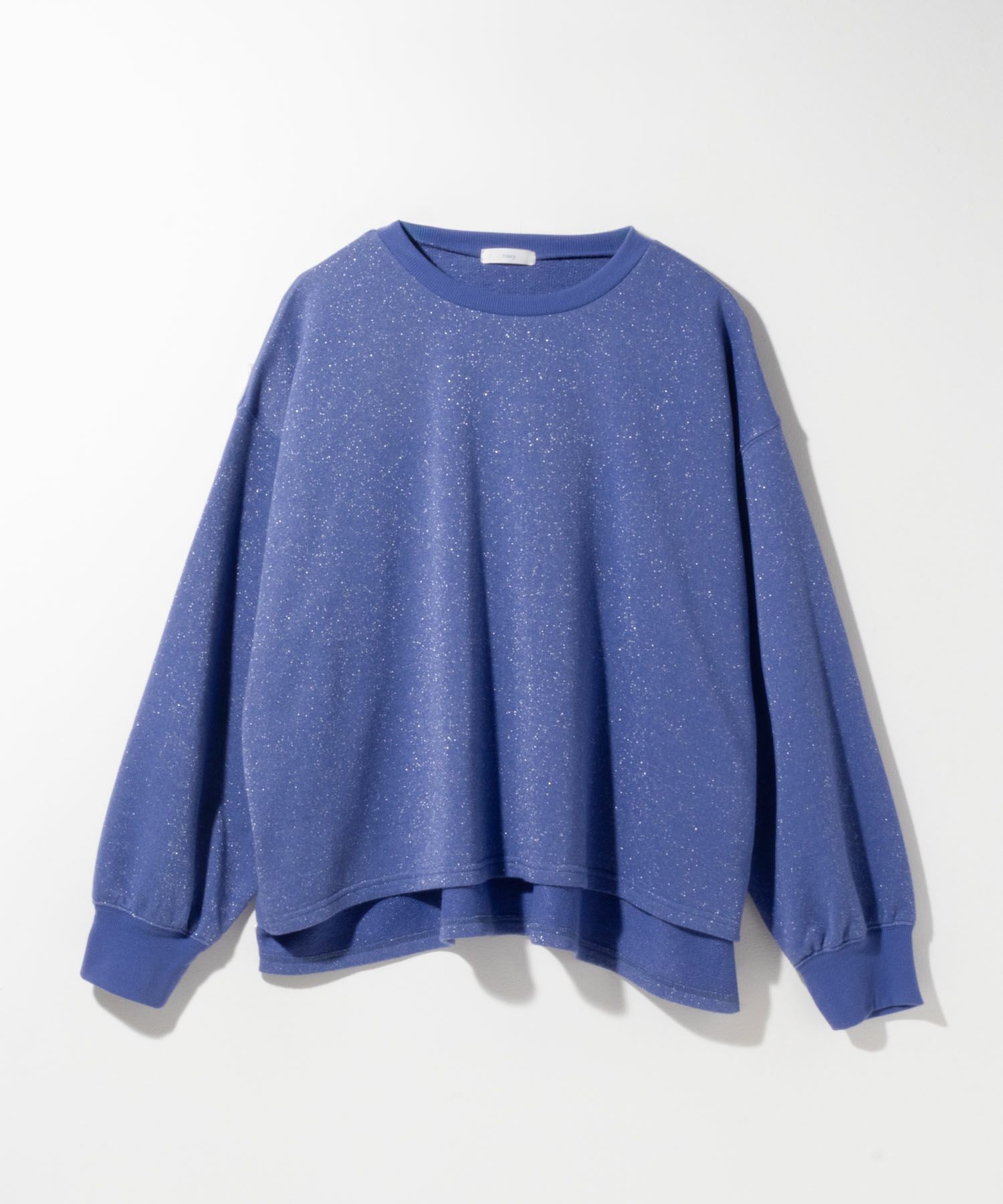 nAvy ラメ裏毛プルオーバー レディース