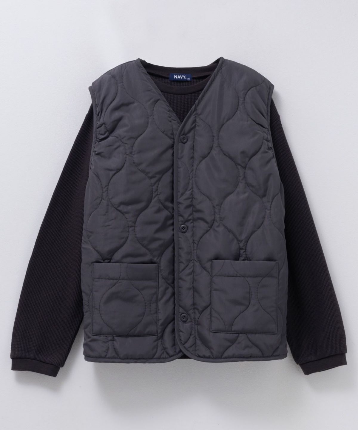 NAVY キルトベストアンサンブル キッズ