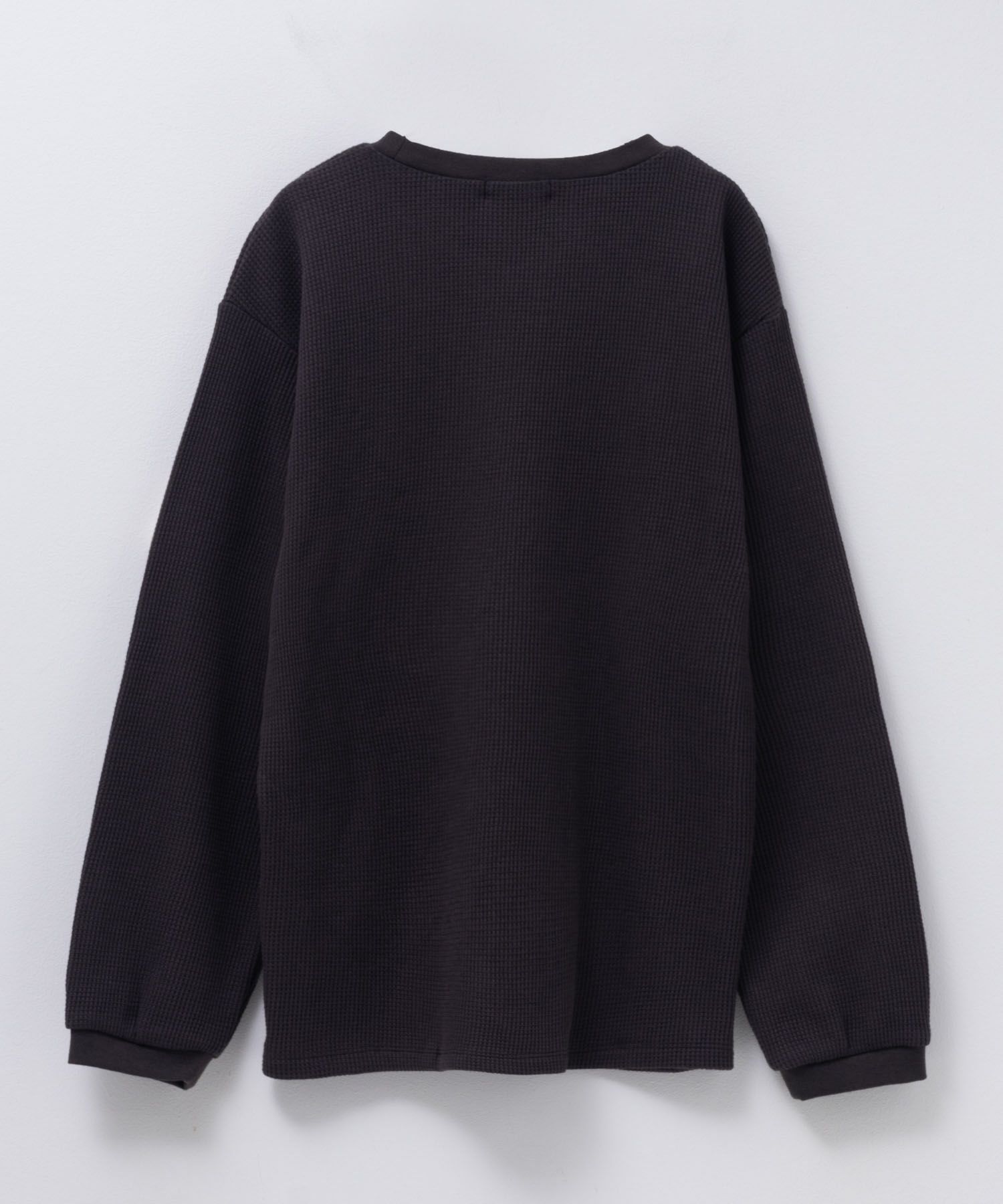 NAVY キルトベスト & ワッフル長袖Tシャツ セット アンサンブル キッズ商品サムネイル-8