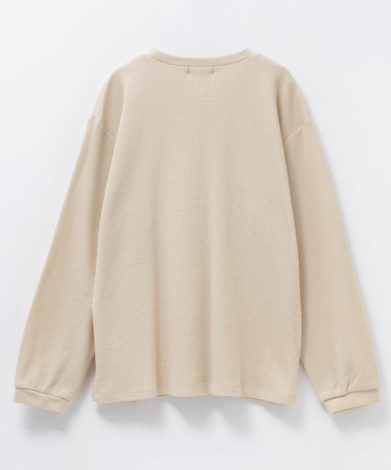 NAVY キルトベスト & ワッフル長袖Tシャツ セット アンサンブル キッズ商品画像-10