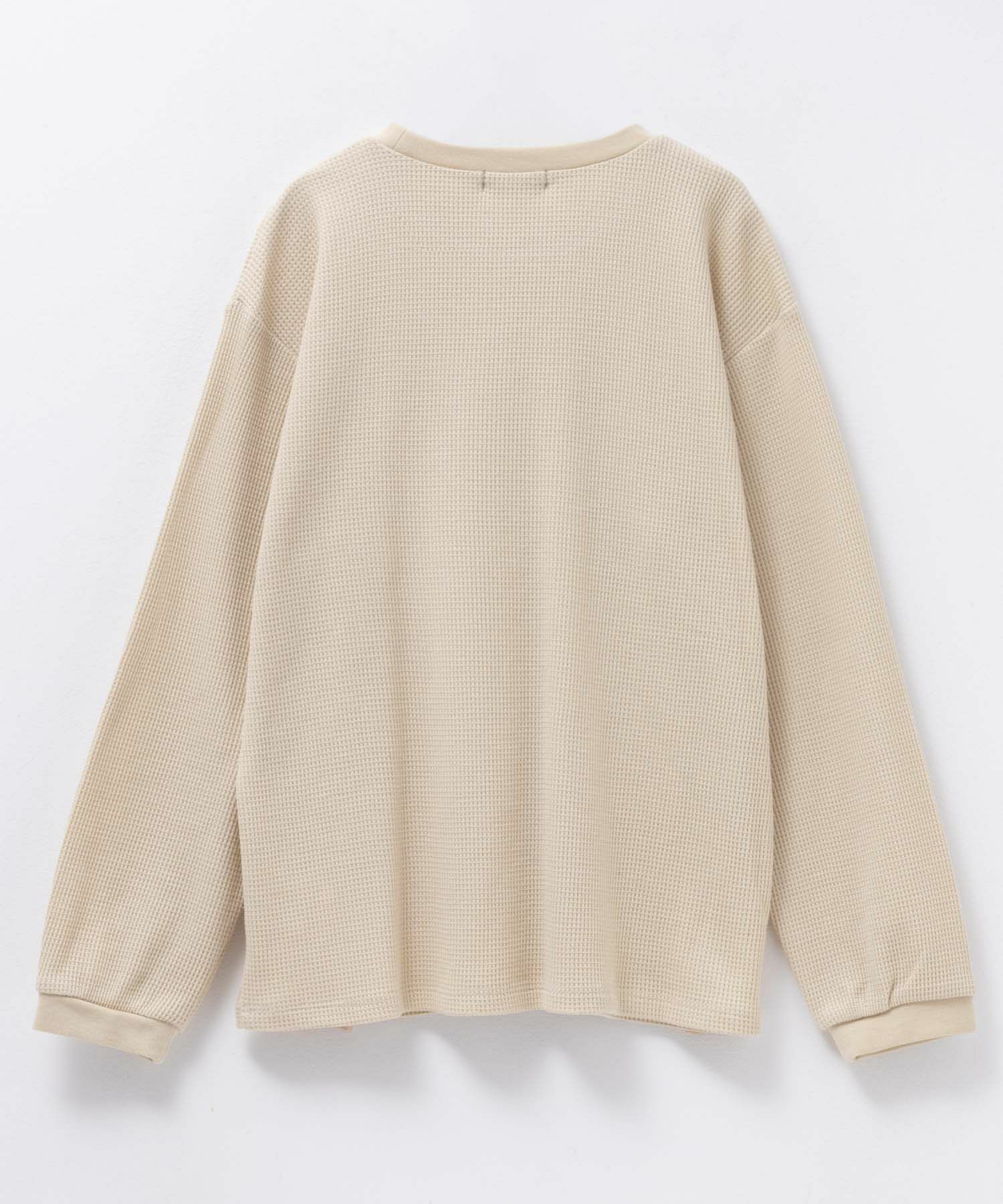 NAVY キルトベスト & ワッフル長袖Tシャツ セット アンサンブル キッズ商品サムネイル-10