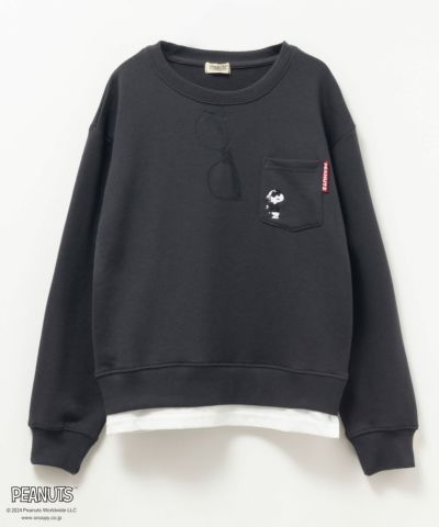 PEANUTS SNOOPY ポケット付きトレーナー キッズ