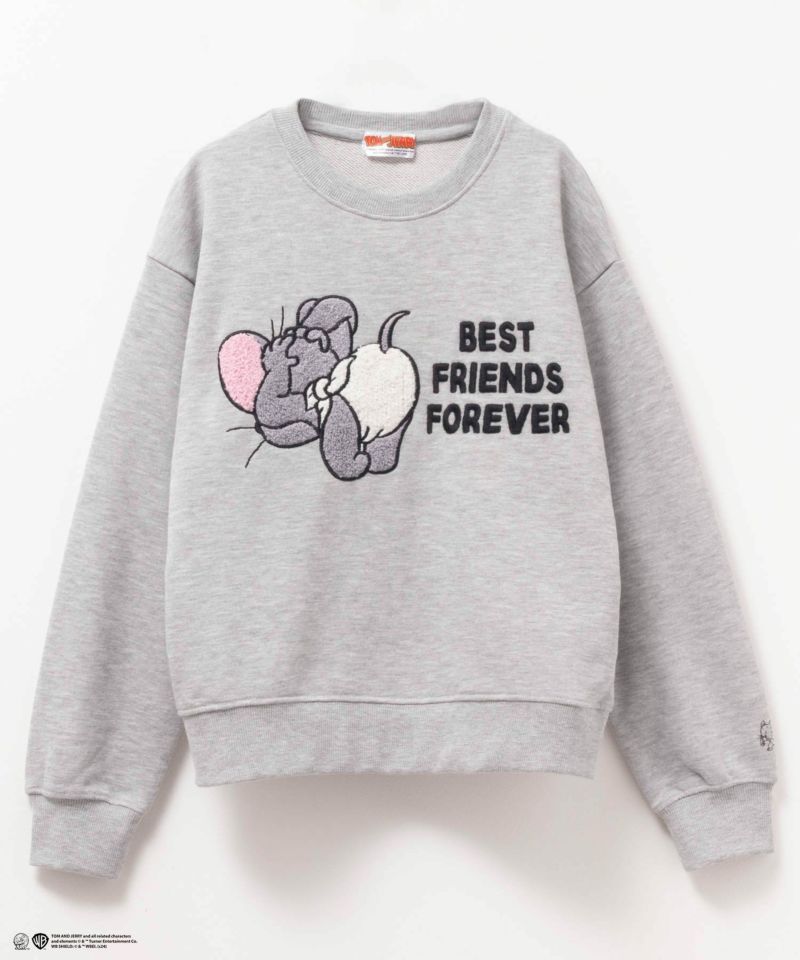 Tom and Jerry サガラ刺繍トレーナー キッズ商品画像-1